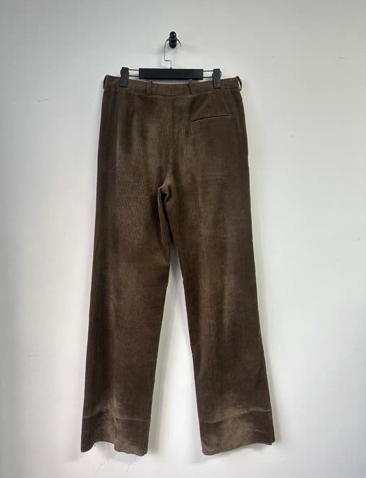 Raf Simons Brown Wide-Leg Corduroy Pants Size 32 Size US 32 / EU 48 - 4 Thumbnail