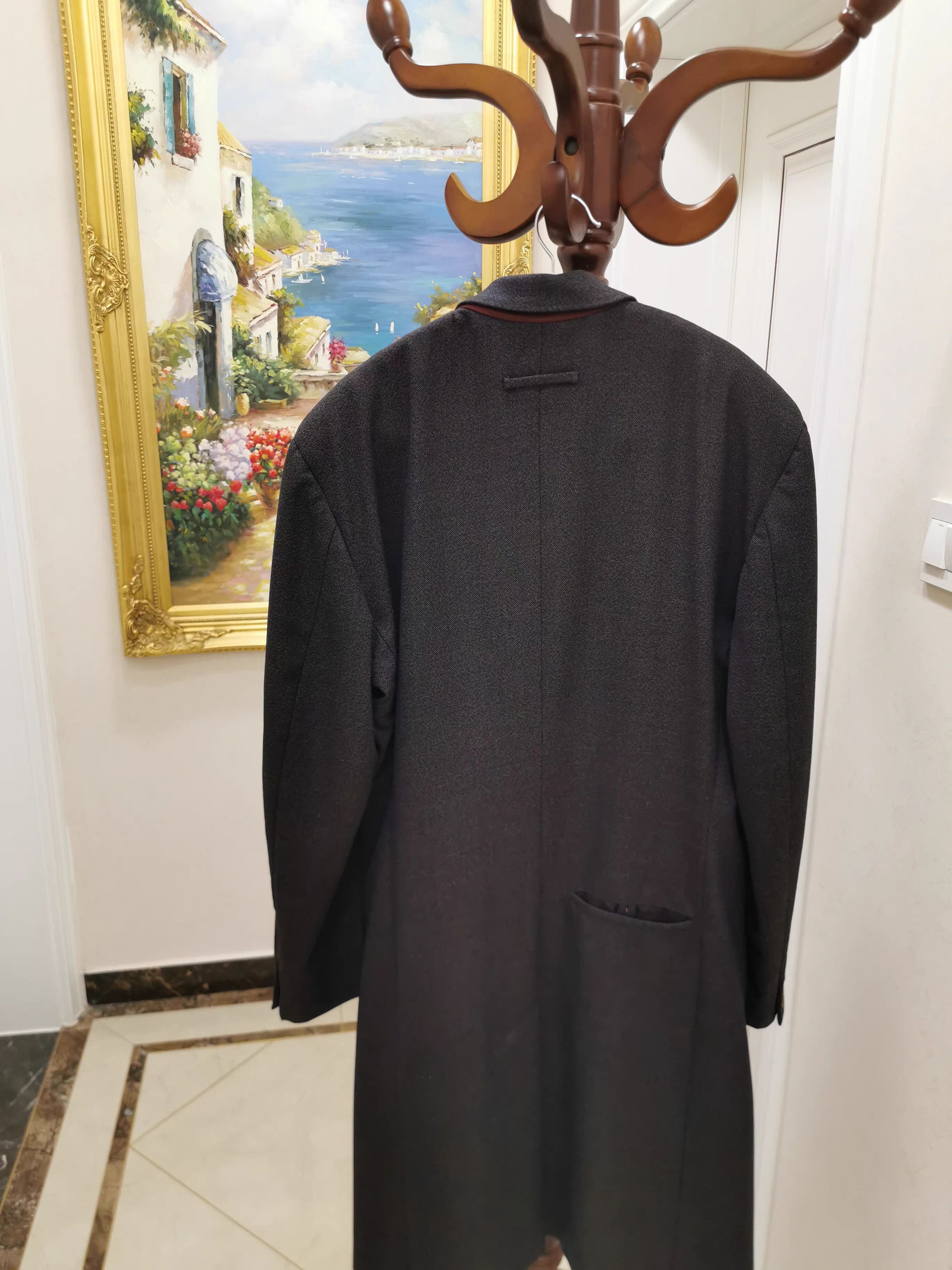 Jean Paul Gaultier Double-Breasted Long Black Coat Size US M / EU 48-50 / 2 - 3 Thumbnail