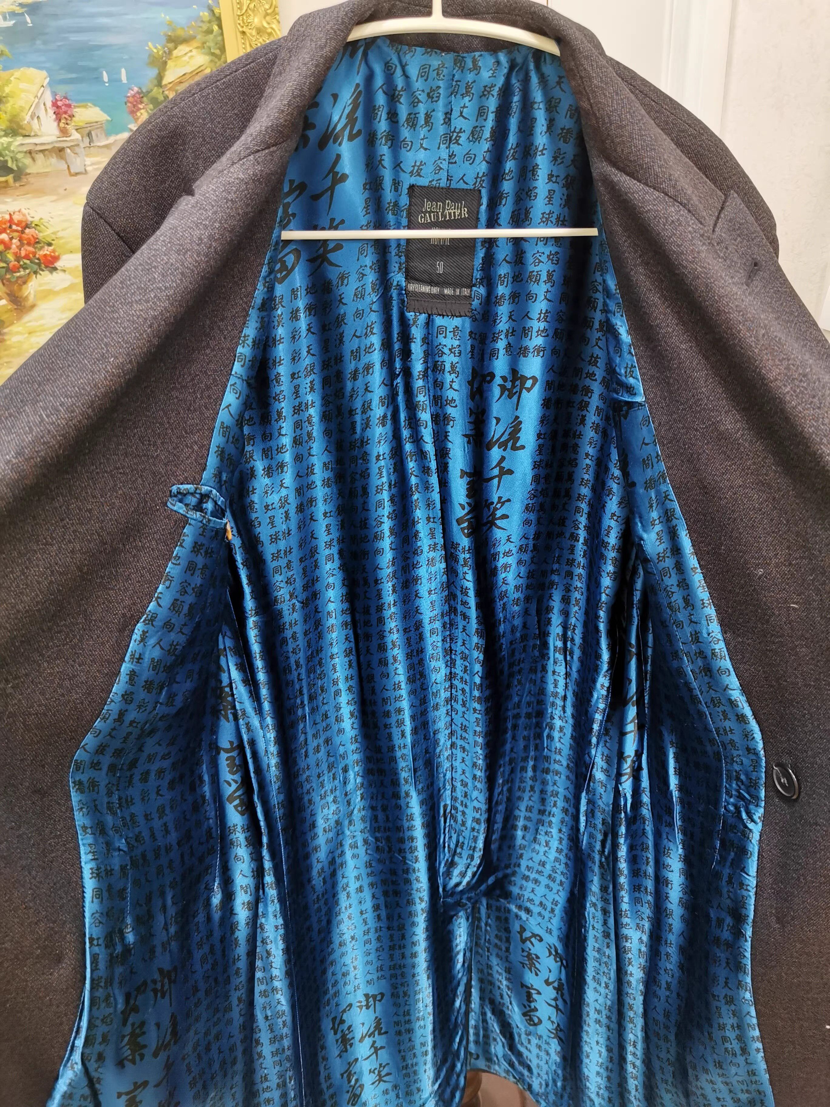 Jean Paul Gaultier Double-Breasted Long Black Coat Size US M / EU 48-50 / 2 - 5 Thumbnail