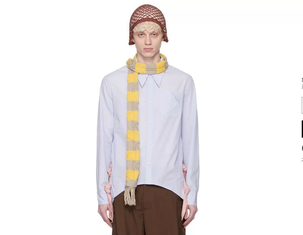 Kiko Kostadinov Kiko Kostadinov Blue Rio Knot Shirt Size US S / EU 44-46 / 1 - 5 Thumbnail
