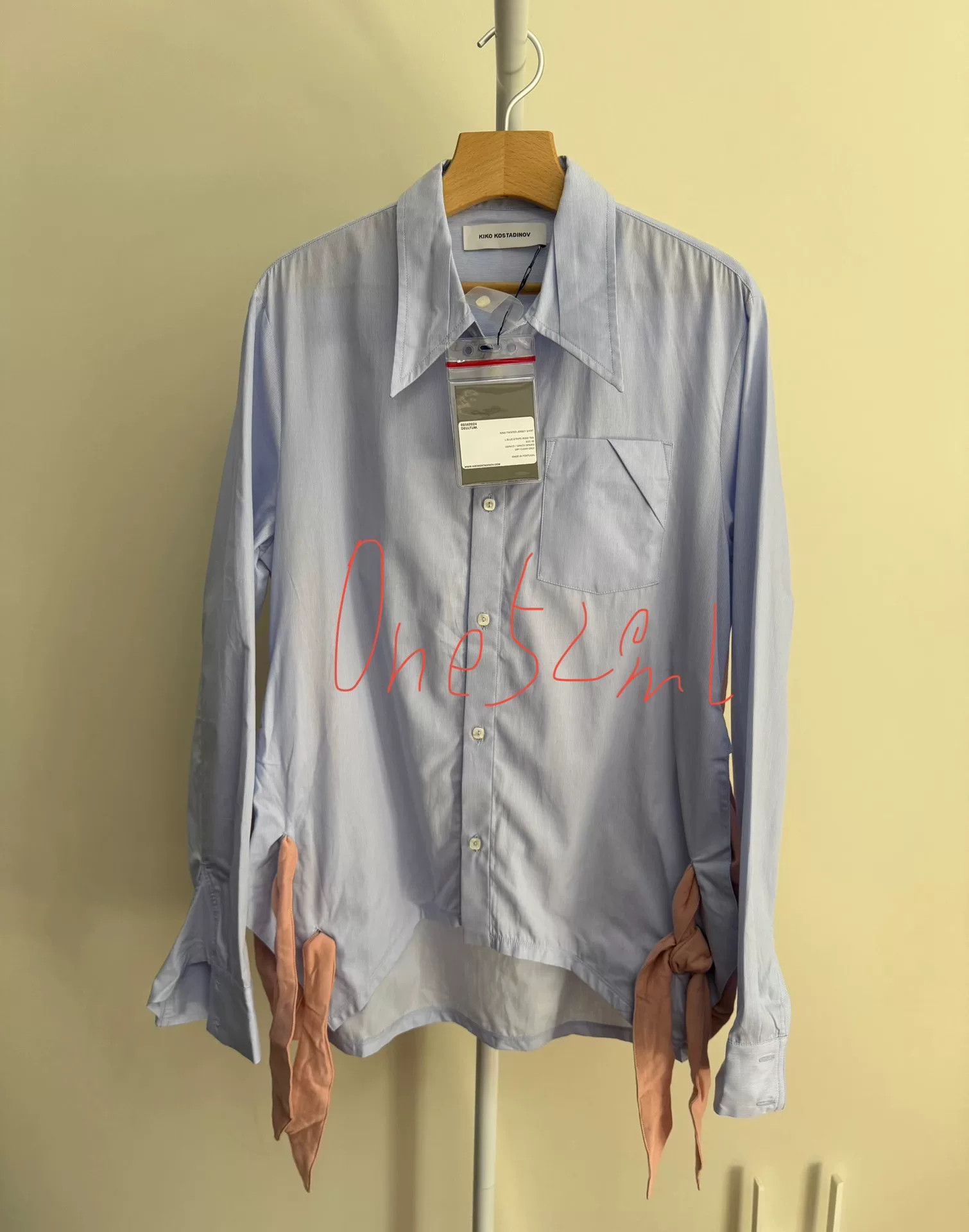 Kiko Kostadinov Kiko Kostadinov Blue Rio Knot Shirt Size US S / EU 44-46 / 1 - 2 Thumbnail