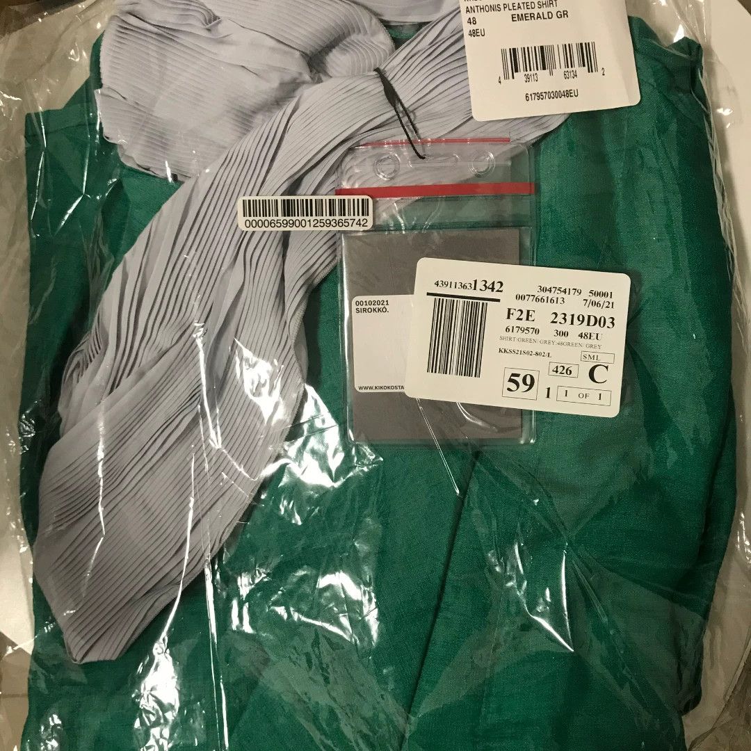 Kiko Kostadinov Kiko Kostadinov 21SS Pleated Shirt Size US M / EU 48-50 / 2 - 5 Thumbnail