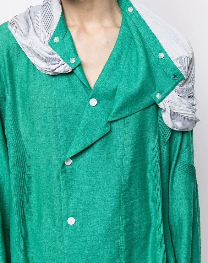 Kiko Kostadinov Kiko Kostadinov 21SS Pleated Shirt Size US M / EU 48-50 / 2 - 2 Thumbnail