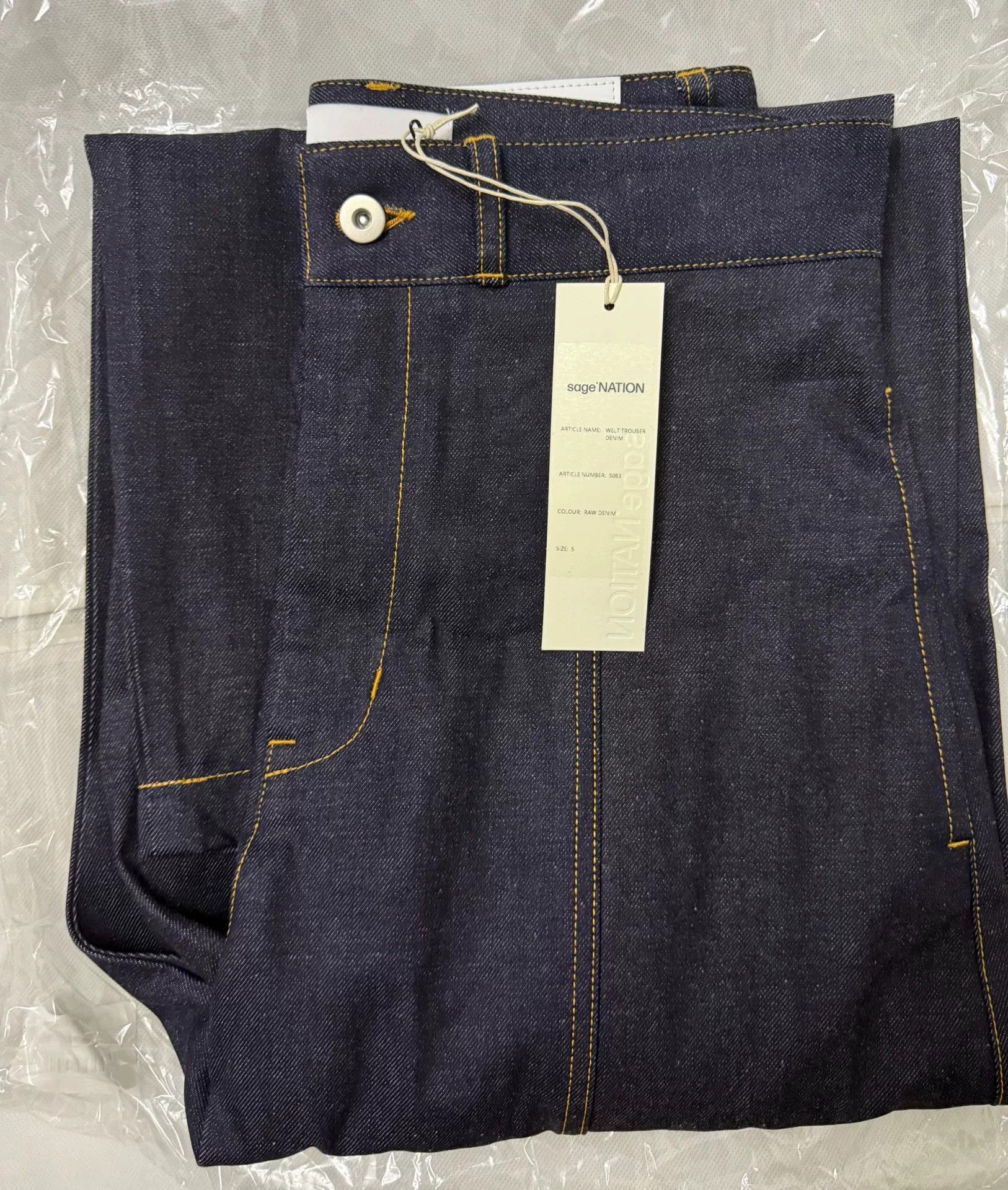 SAGE NATION Sage Nation Welt Raw Denim Jeans Size US 26 / EU 42 - 9 Thumbnail