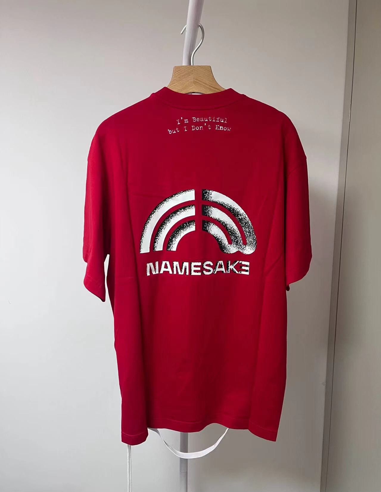 NAMESAKE Namesake 23SS Oversized Webbing Short-Sleeve T-Shirt Size US S / EU 44-46 / 1 - 5 Thumbnail