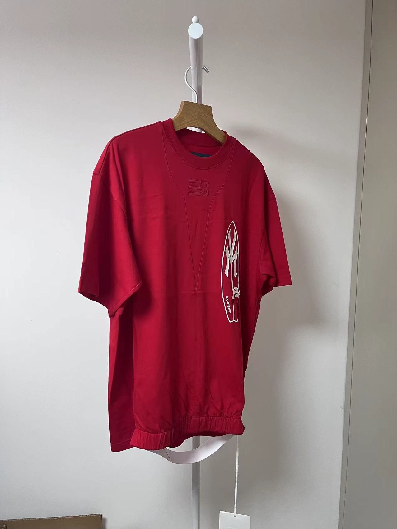 NAMESAKE Namesake 23SS Oversized Webbing Short-Sleeve T-Shirt Size US S / EU 44-46 / 1 - 4 Thumbnail