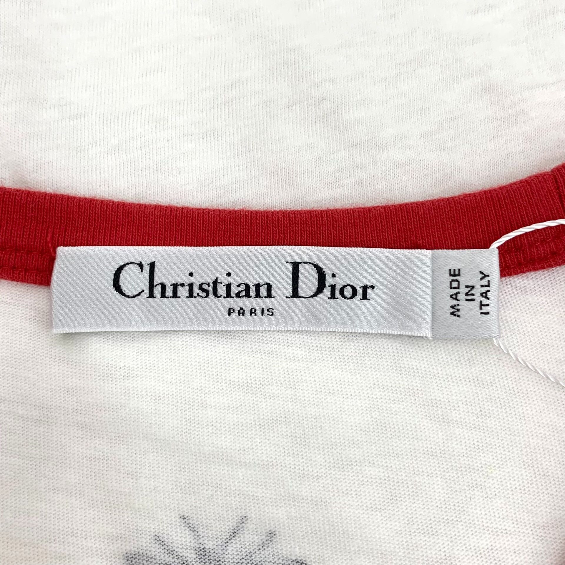 Dior Dior Retro Printed White T-Shirt S Women Size S / US 4 / IT 40 - 5 Thumbnail
