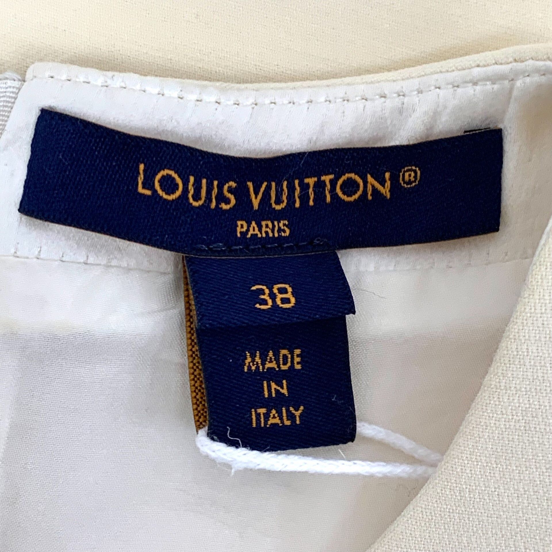 Louis Vuitton Louis Vuitton Beige Dress M Women Size M / US 6-8 / IT 42-44 - 5 Thumbnail