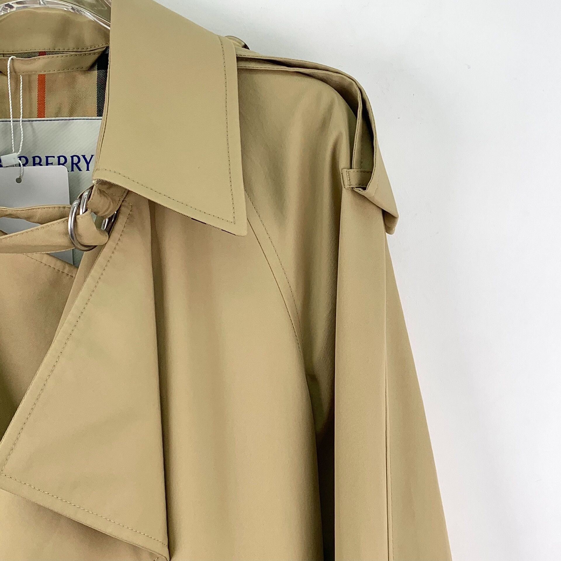 Burberry Burberry Cotton Brown Coat M Women Size M / US 6-8 / IT 42-44 - 3 Thumbnail