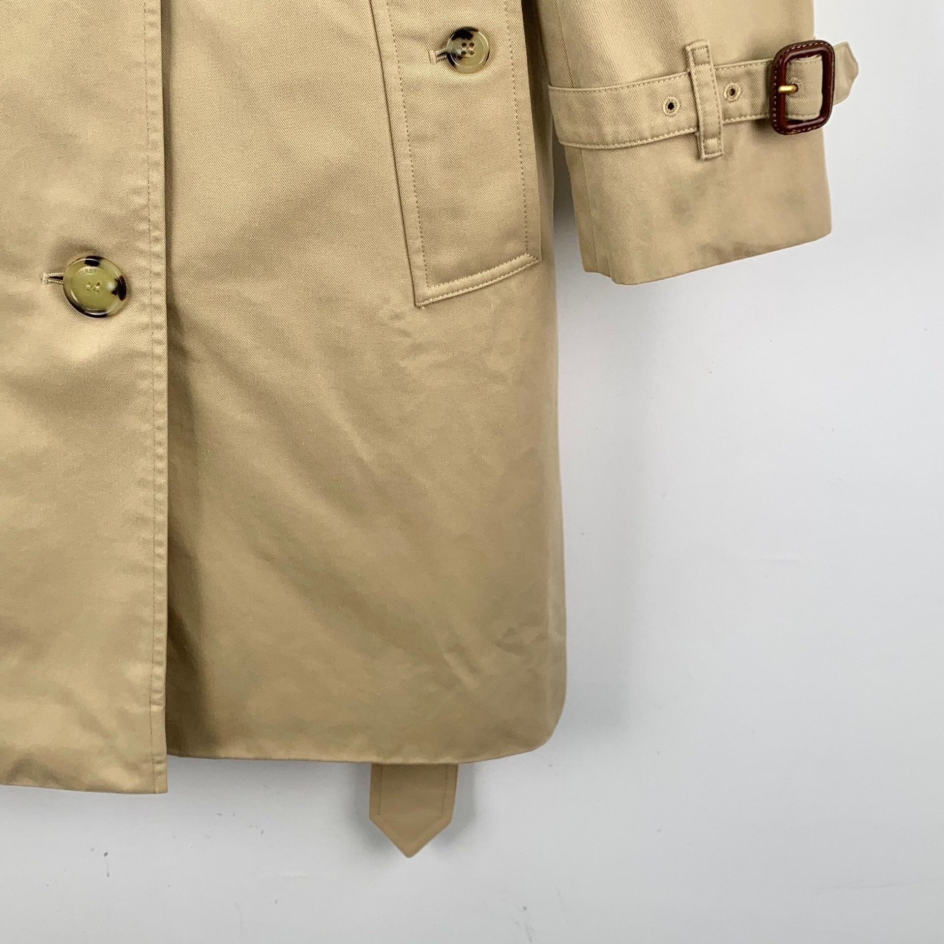 Burberry Burberry Cotton Brown Coat M Women Size M / US 6-8 / IT 42-44 - 4 Thumbnail