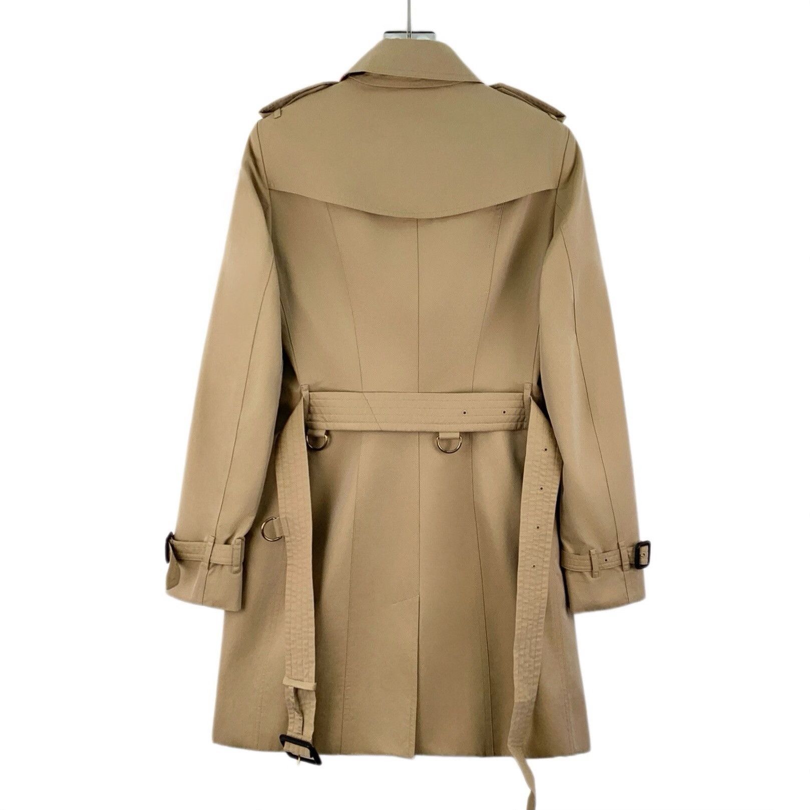 Burberry Burberry Cotton Brown Coat M Women Size M / US 6-8 / IT 42-44 - 2 Thumbnail