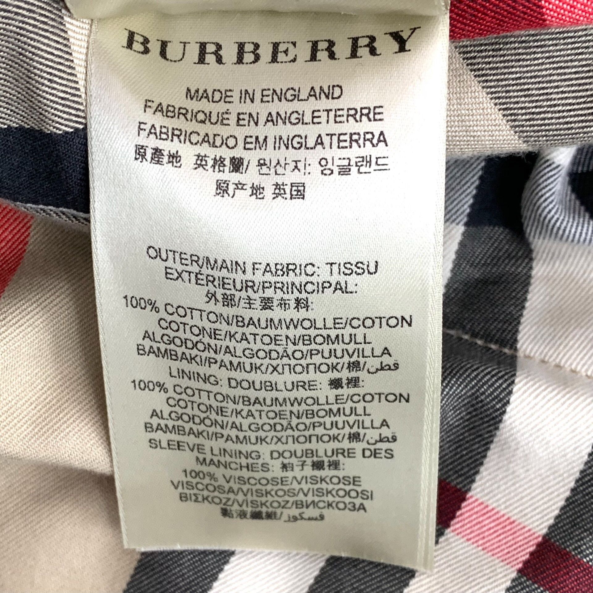 Burberry Burberry Cotton Brown Coat M Women Size M / US 6-8 / IT 42-44 - 7 Thumbnail