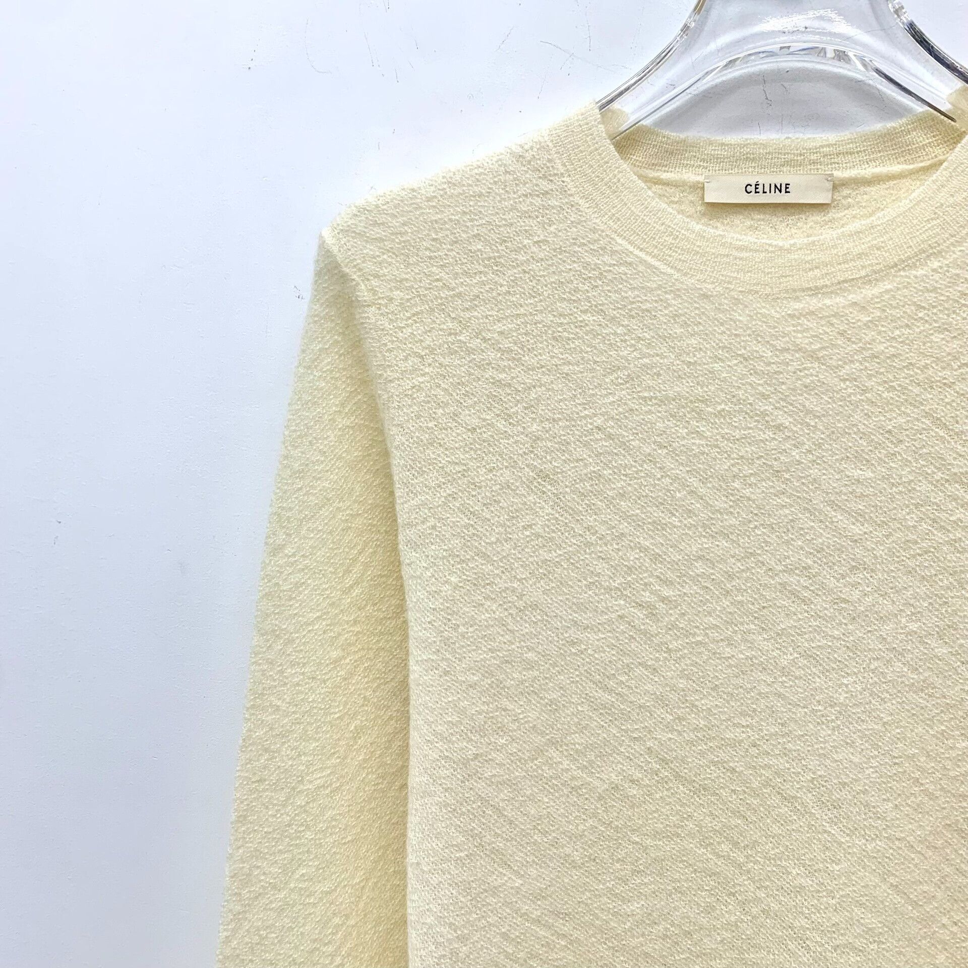 Celine Celine Knit Wool Beige Sweater S Women Size S / US 4 / IT 40 - 3 Thumbnail