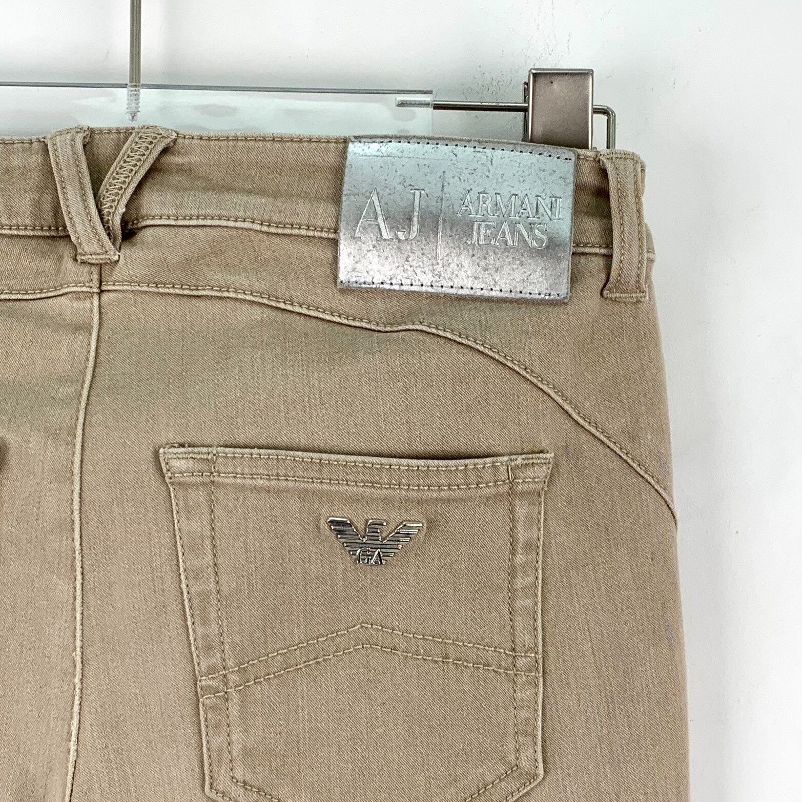 Armani Armani Retro Cotton Brown Denim Jeans M Men Size US 32 / EU 48 - 5 Thumbnail