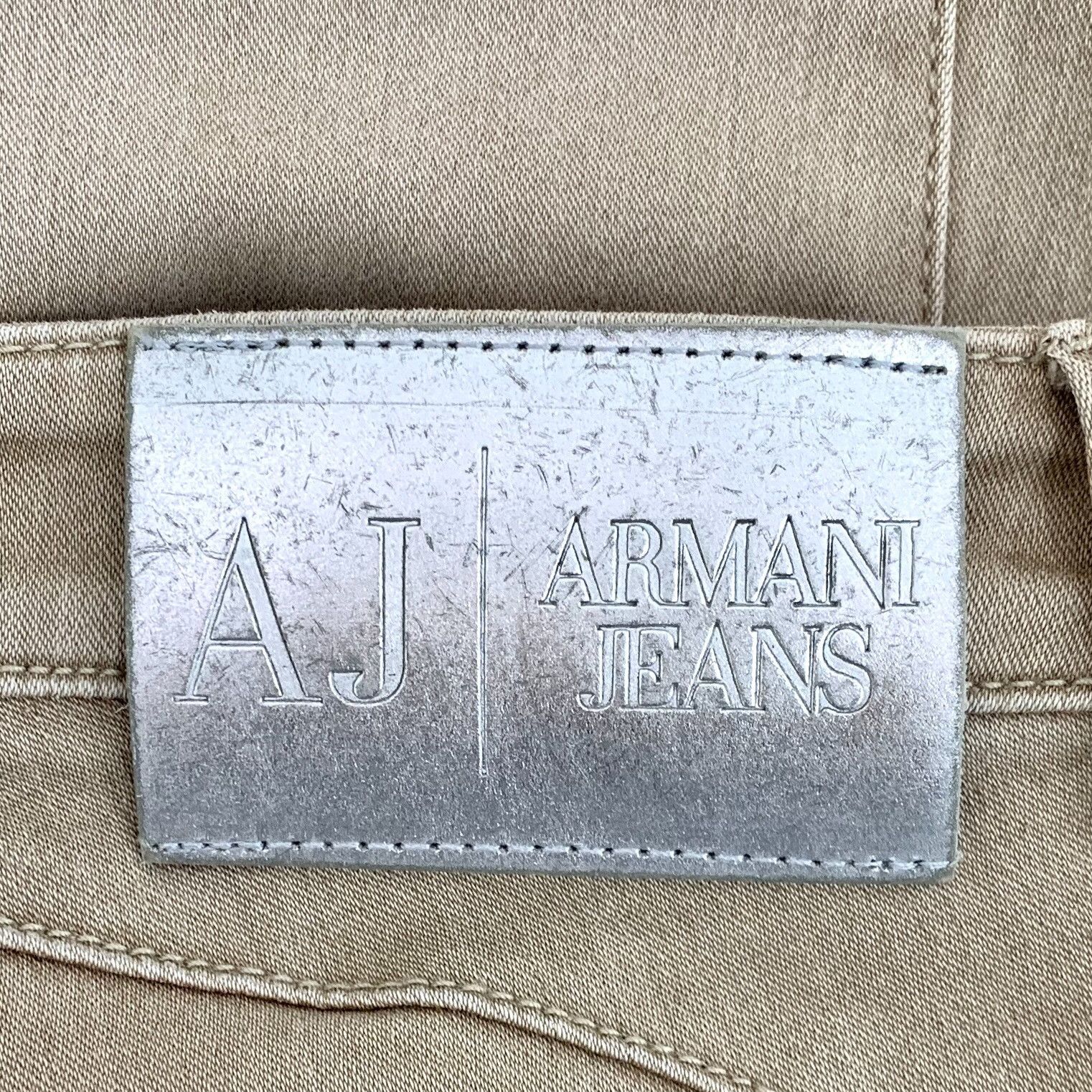 Armani Armani Retro Cotton Brown Denim Jeans M Men Size US 32 / EU 48 - 6 Thumbnail