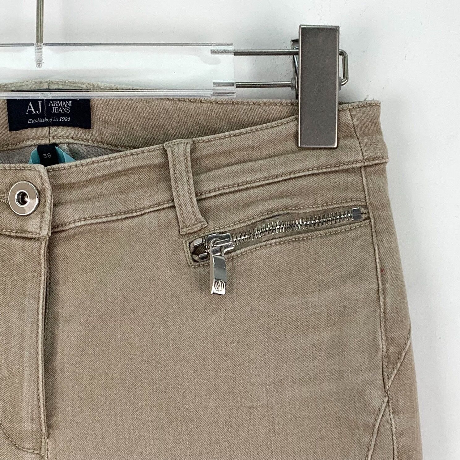 Armani Armani Retro Cotton Brown Denim Jeans M Men Size US 32 / EU 48 - 3 Thumbnail