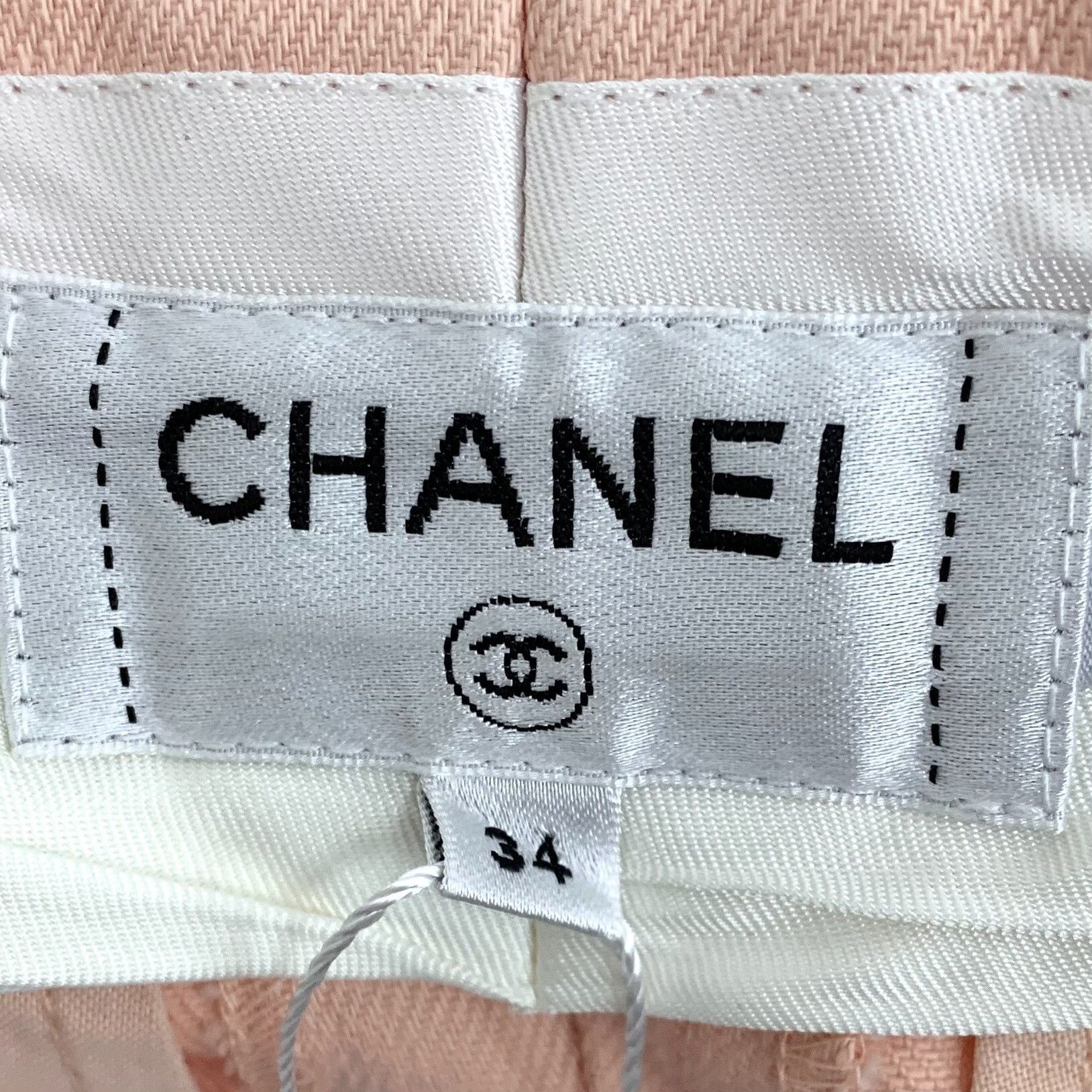 Chanel Chanel Casual Cotton Pink Pants XS Women Size 24" / US 00 / IT 34 - 5 Thumbnail