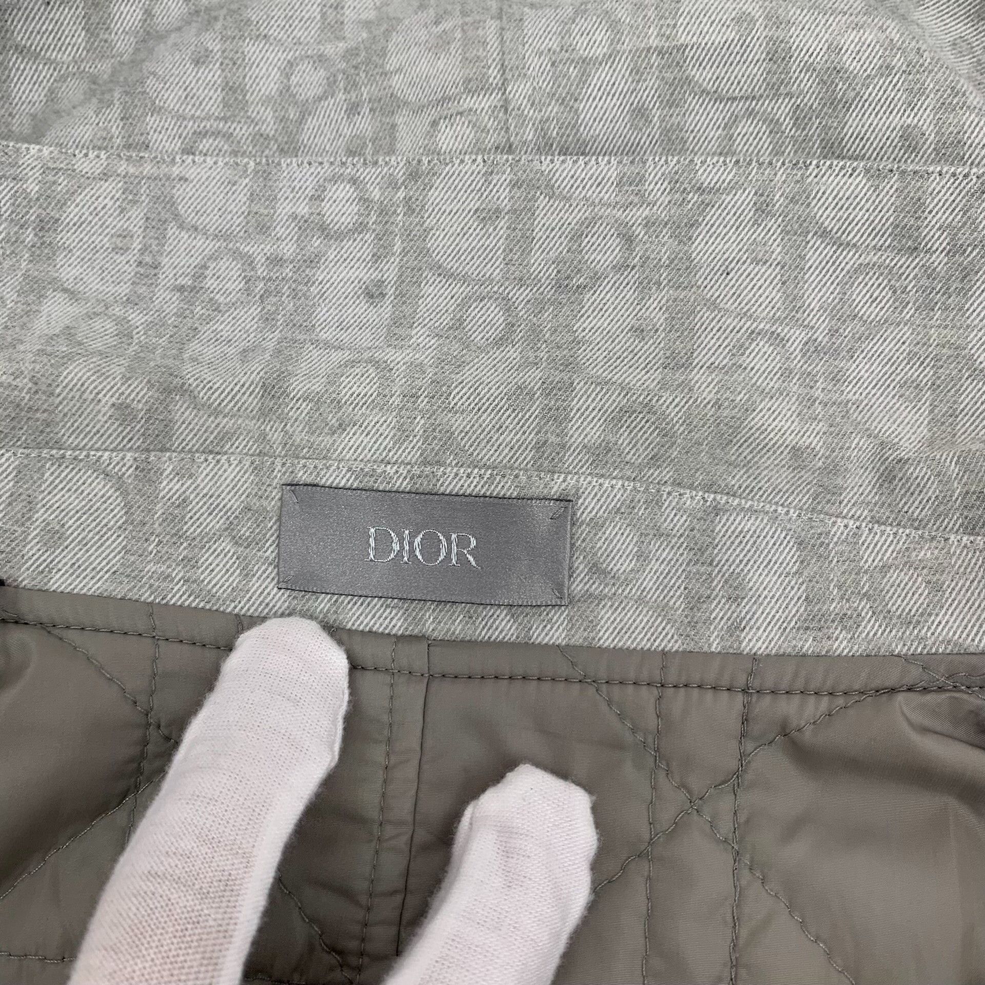 Dior Dior Retro Cotton Gray Button Up S Women Size S / US 4 / IT 40 - 9 Thumbnail