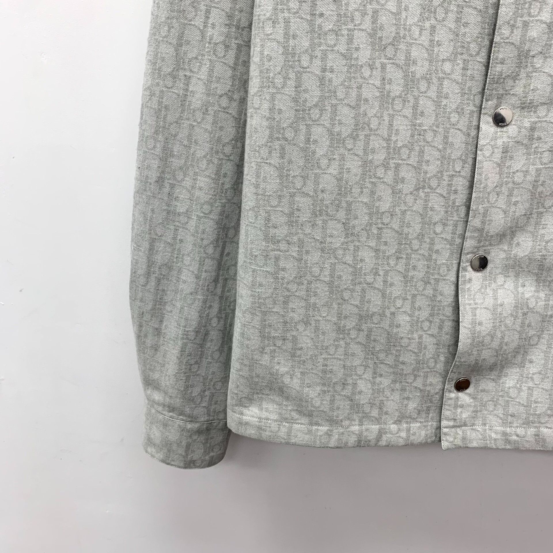 Dior Dior Retro Cotton Gray Button Up S Women Size S / US 4 / IT 40 - 4 Thumbnail