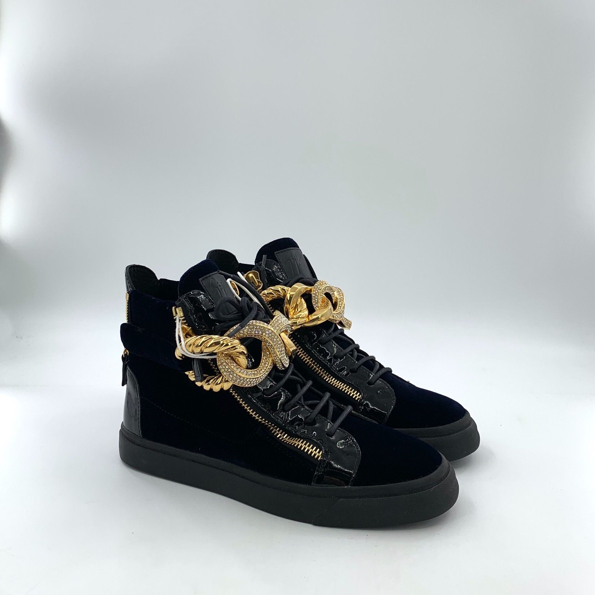 Giuseppe Zanotti Giuseppe Zanotti Black Hitop Sneakers 41 Men Size US 8.5 / EU 41-42 - 2 Thumbnail