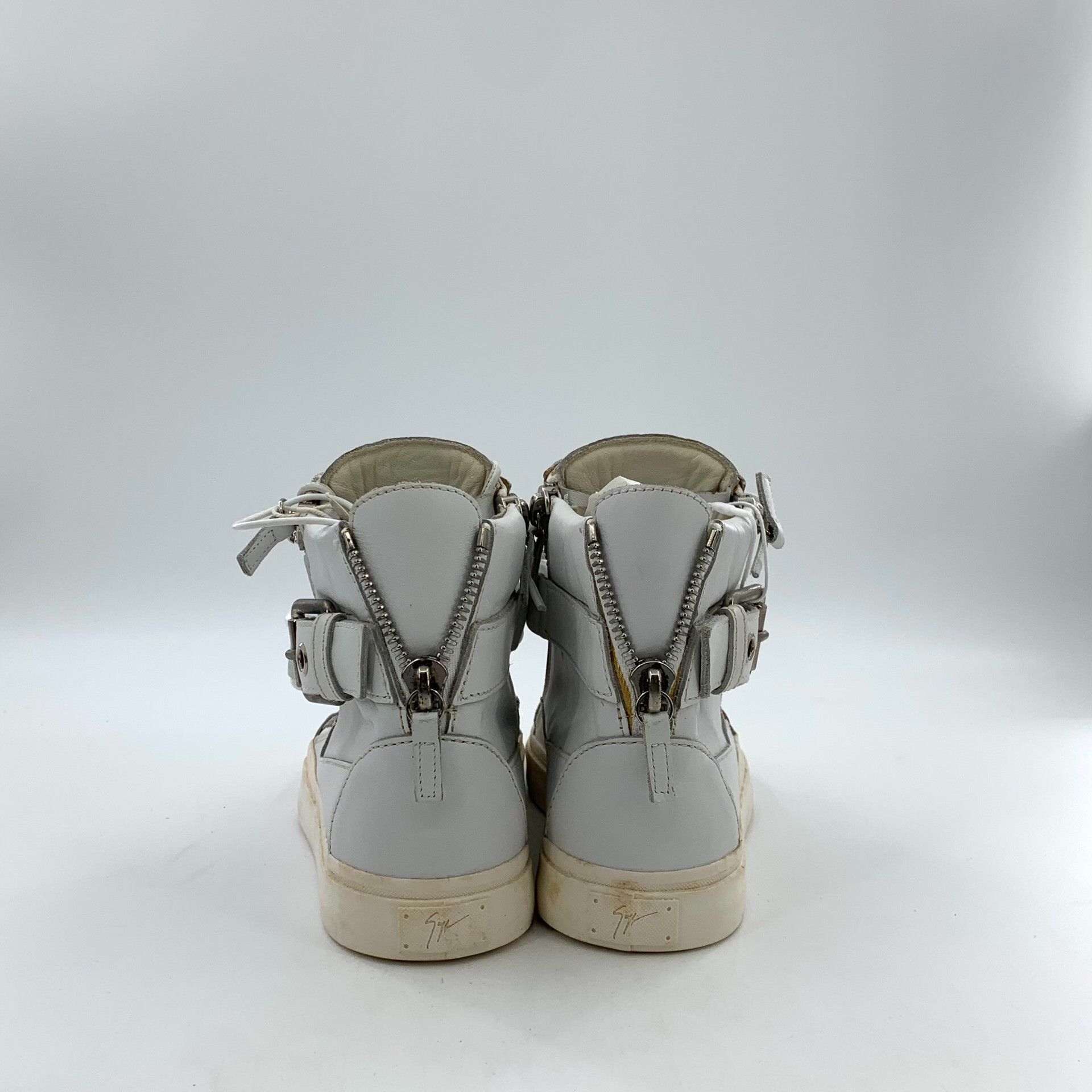 Giuseppe Zanotti Giuseppe Zanotti White Hitop Sneakers 37 Men Size US 5 / EU 37 - 4 Thumbnail