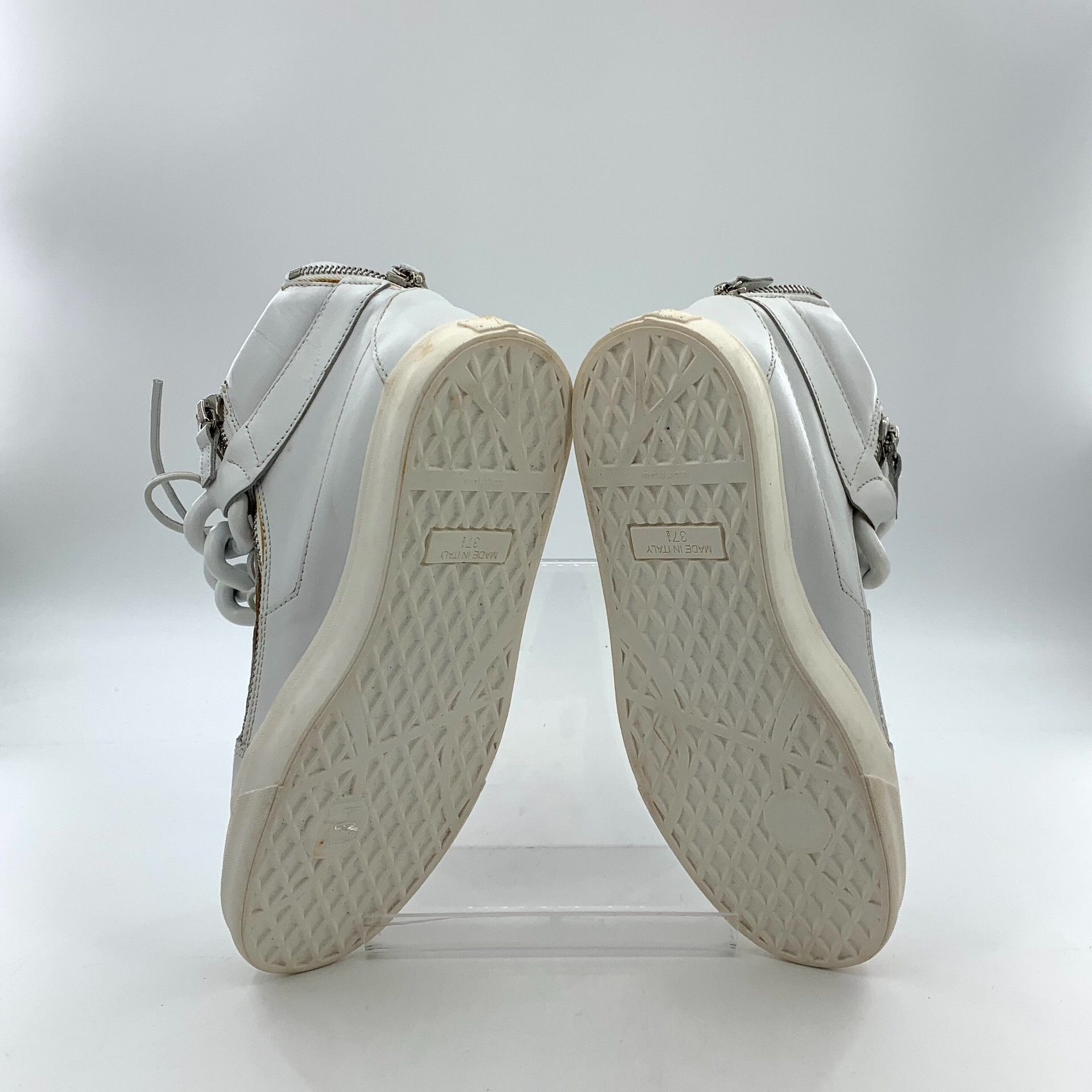 Giuseppe Zanotti Giuseppe Zanotti White Hitop Sneakers 37 Men Size US 5 / EU 37 - 5 Thumbnail
