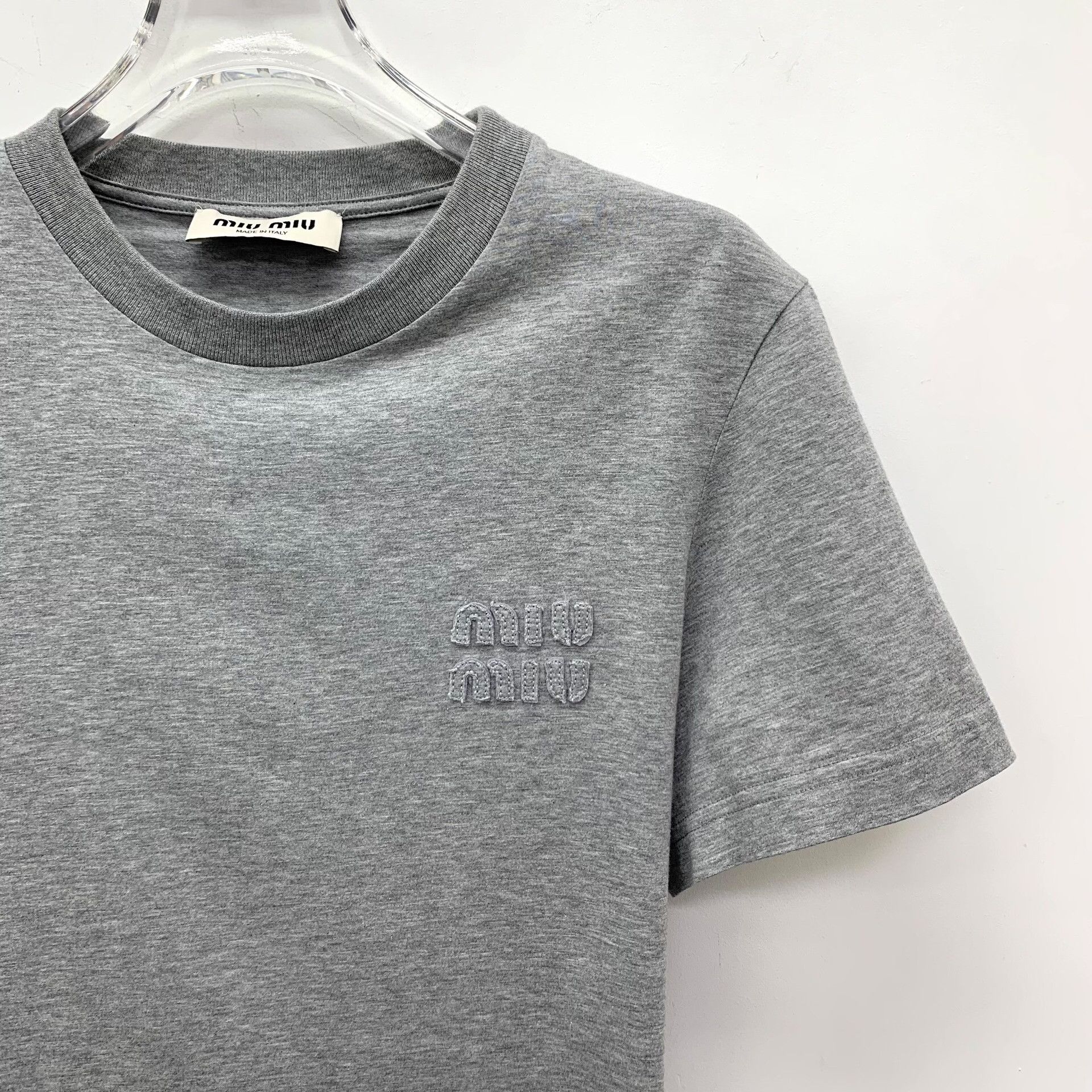 Miu Miu Miu Miu Retro Gray T-Shirt M Women Size M / US 6-8 / IT 42-44 - 3 Thumbnail
