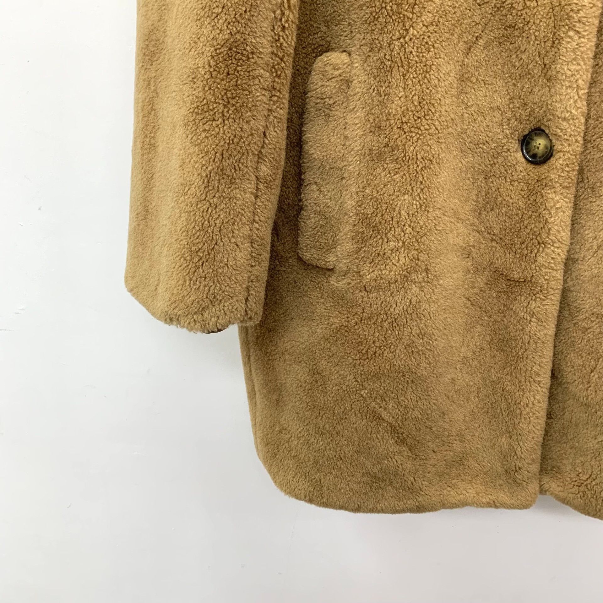 Max Mara Max Mara Wool Brown Coat M Women Size M / US 6-8 / IT 42-44 - 4 Thumbnail