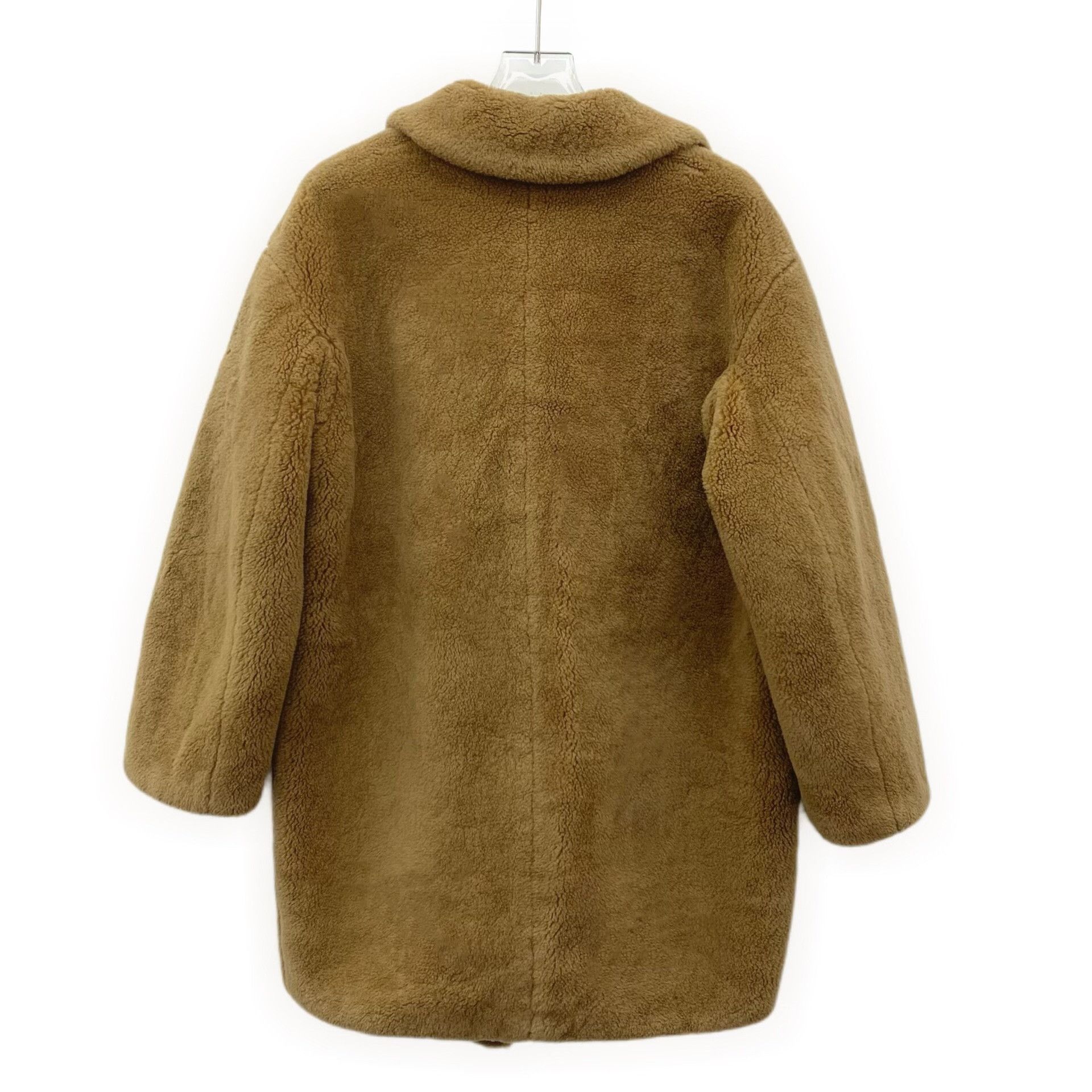 Max Mara Max Mara Wool Brown Coat M Women Size M / US 6-8 / IT 42-44 - 2 Thumbnail
