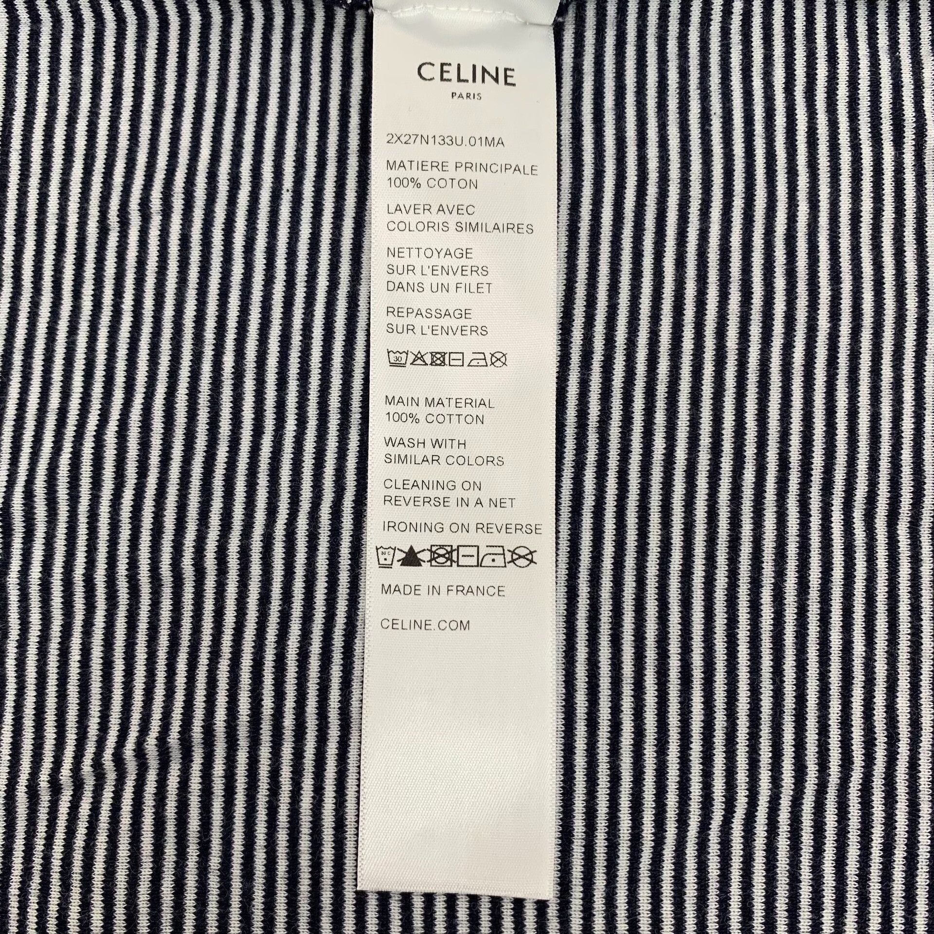 Celine Celine Cotton Striped Multi Tank Top S Women Size S / US 4 / IT 40 - 8 Thumbnail