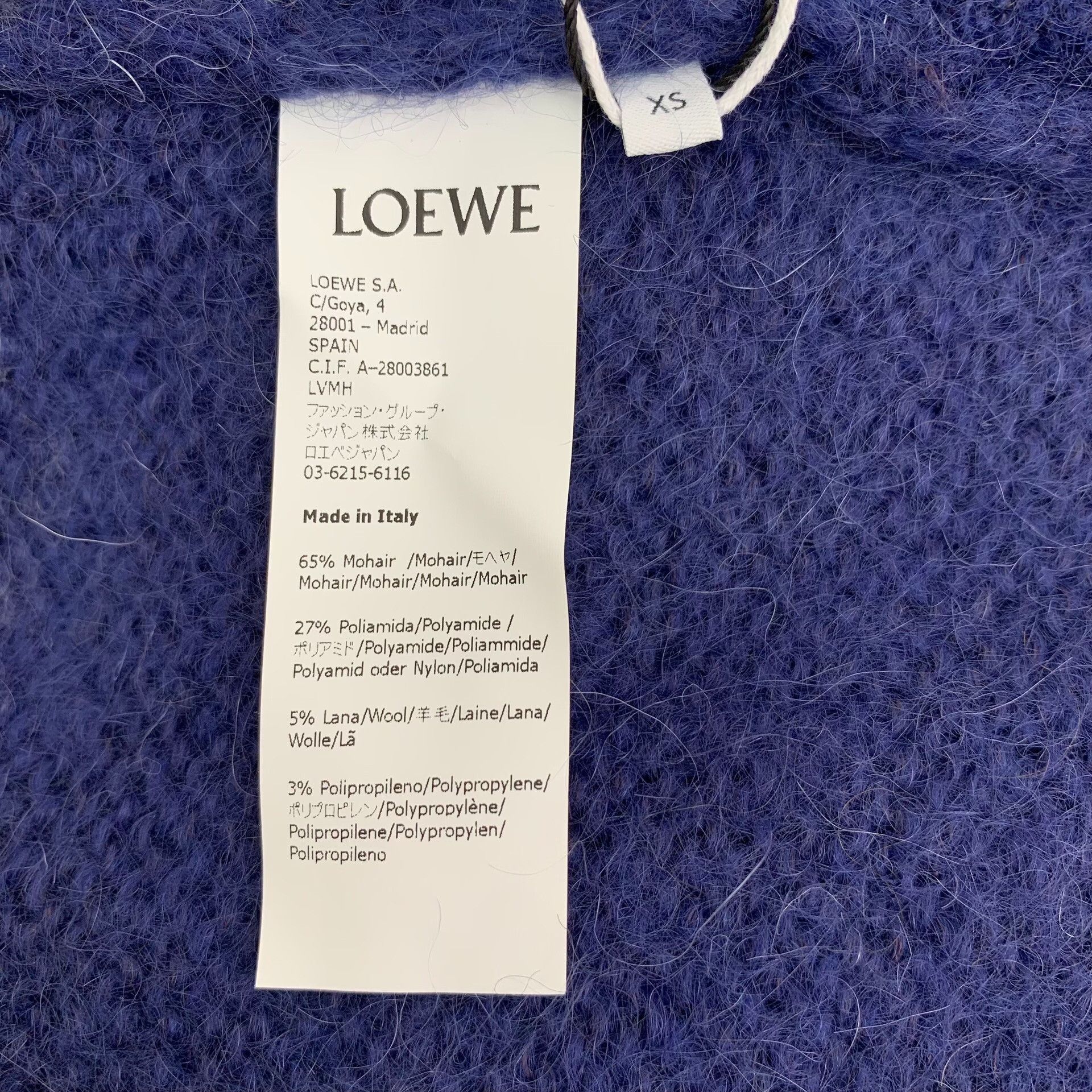 Loewe Loewe Blue Sweater XS Women Size XS / US 0-2 / IT 36-38 - 6 Thumbnail