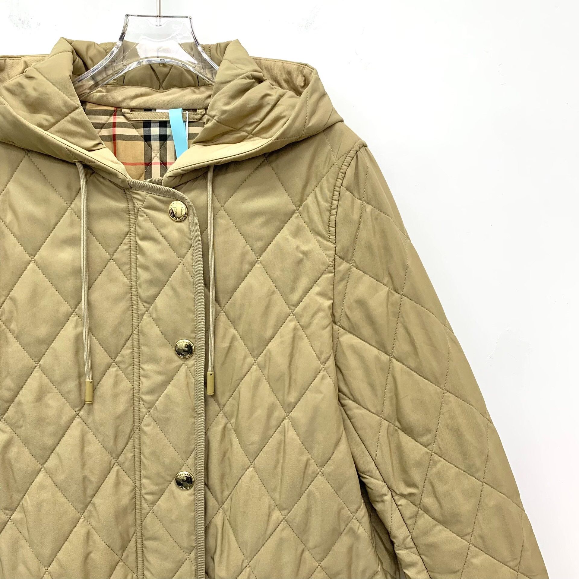 Burberry Burberry Plaid Brown Down Jacket S Women Size S / US 4 / IT 40 - 3 Thumbnail