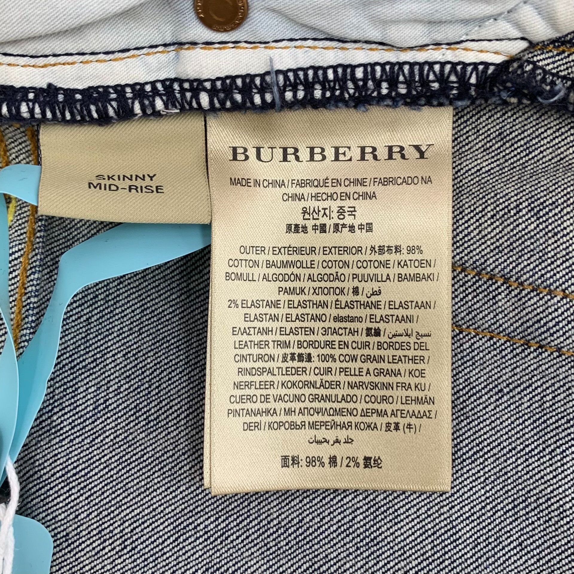 Burberry Burberry Casual Denim Blue Jeans 25 Women Size 25" / US 0 / IT 36 - 8 Thumbnail