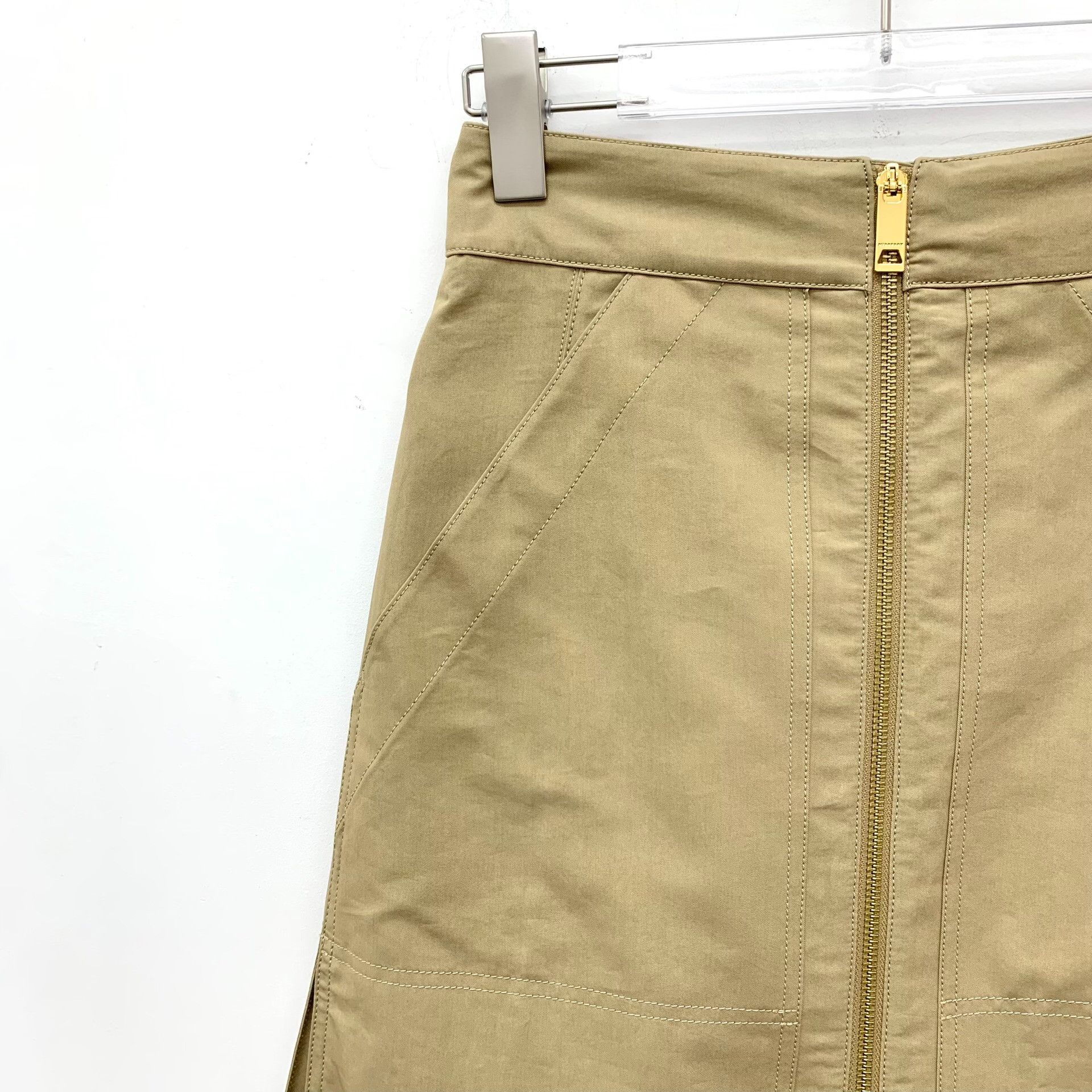 Burberry Burberry Casual Cotton Brown Skirt XS Women Size 24" / US 00 / IT 34 - 3 Thumbnail