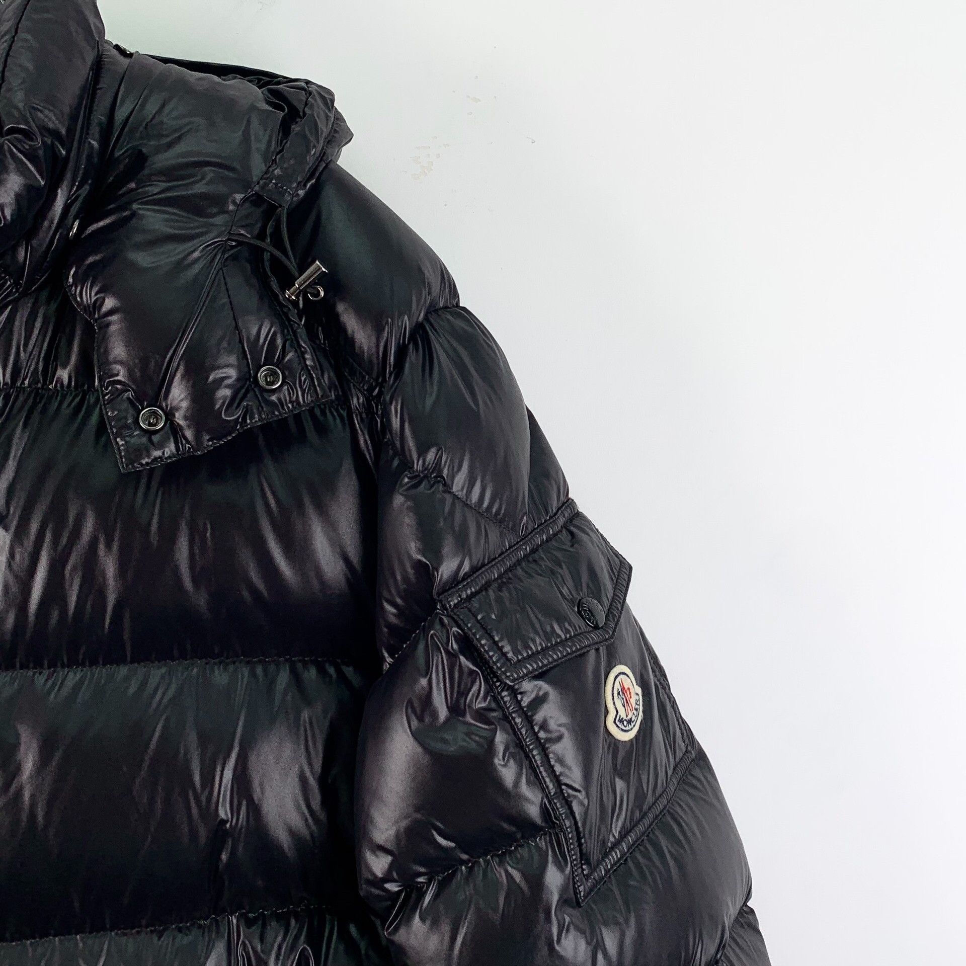 Moncler Moncler Black Long Sleeve Shirt XL Men Size US XL / EU 56 / 4 - 3 Thumbnail