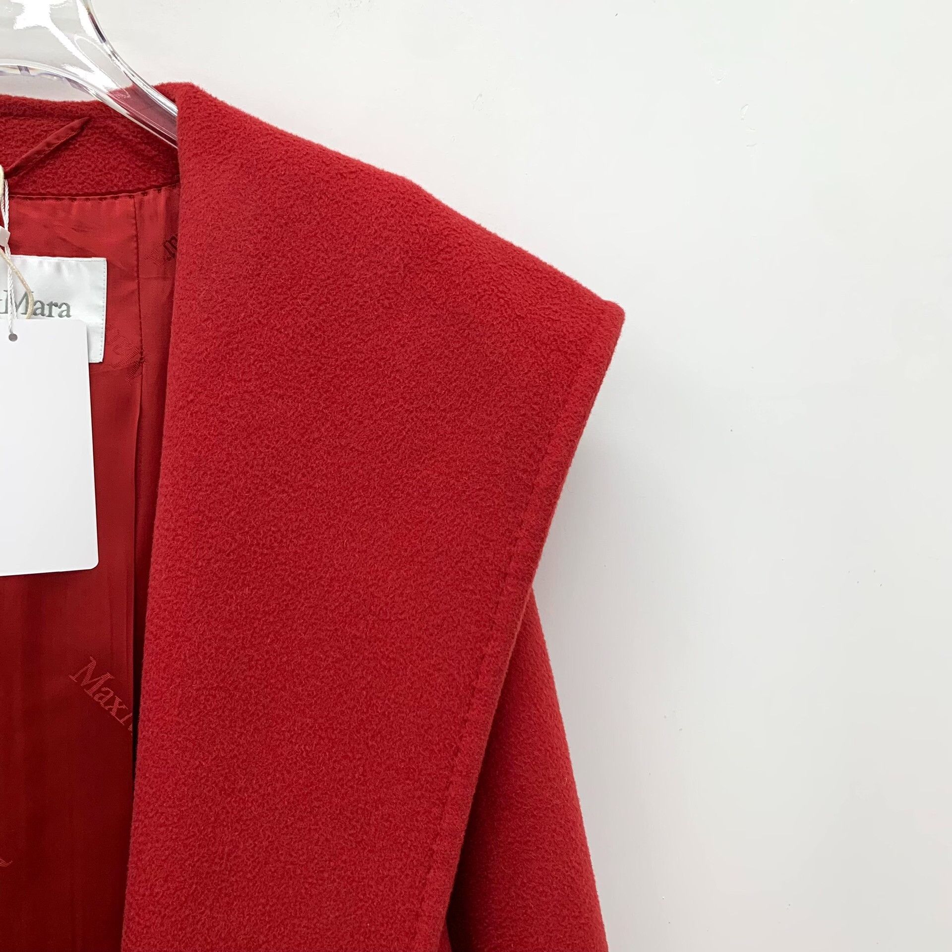 Max Mara Max Mara Red Coat M Women Size M / US 6-8 / IT 42-44 - 3 Thumbnail