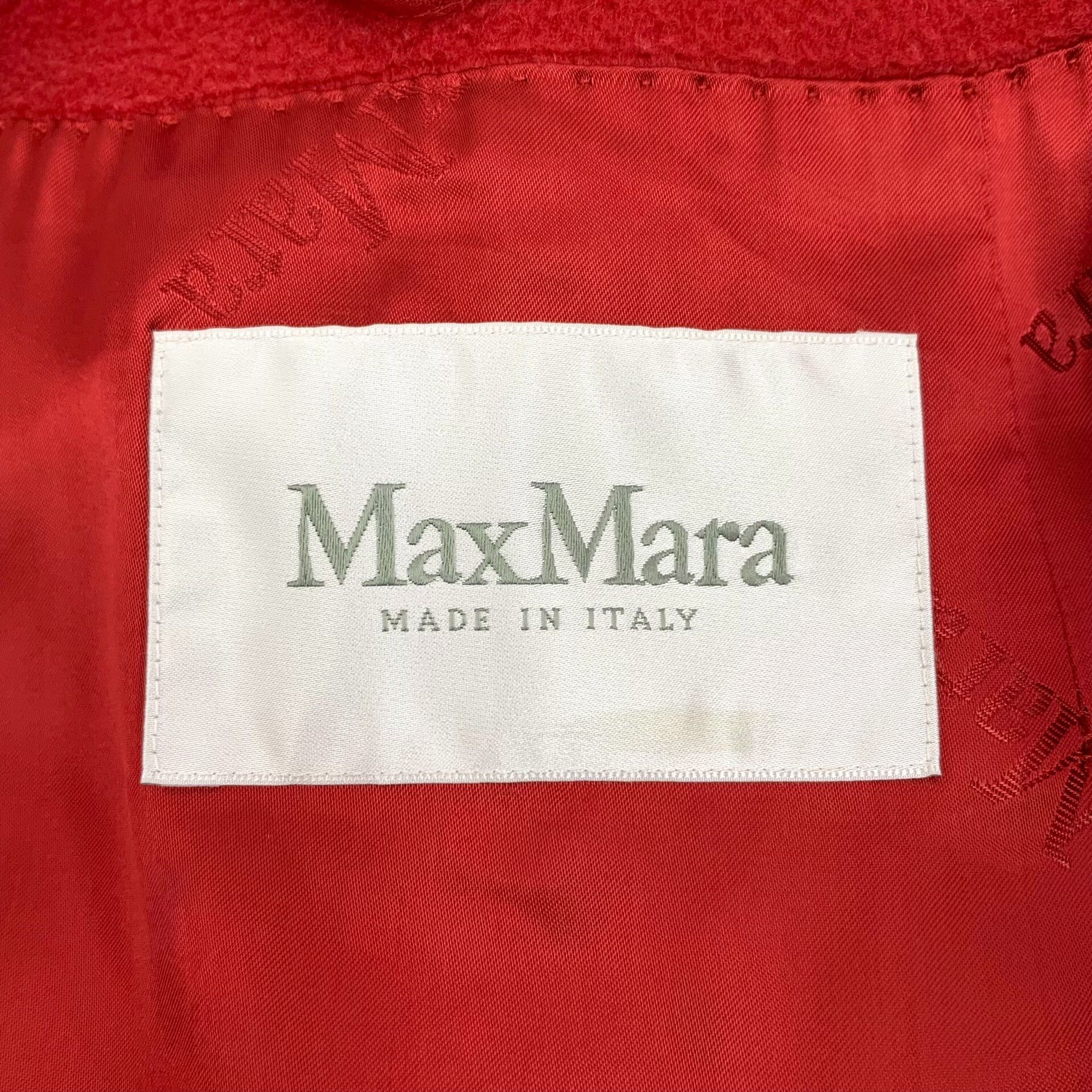 Max Mara Max Mara Red Coat M Women Size M / US 6-8 / IT 42-44 - 6 Thumbnail