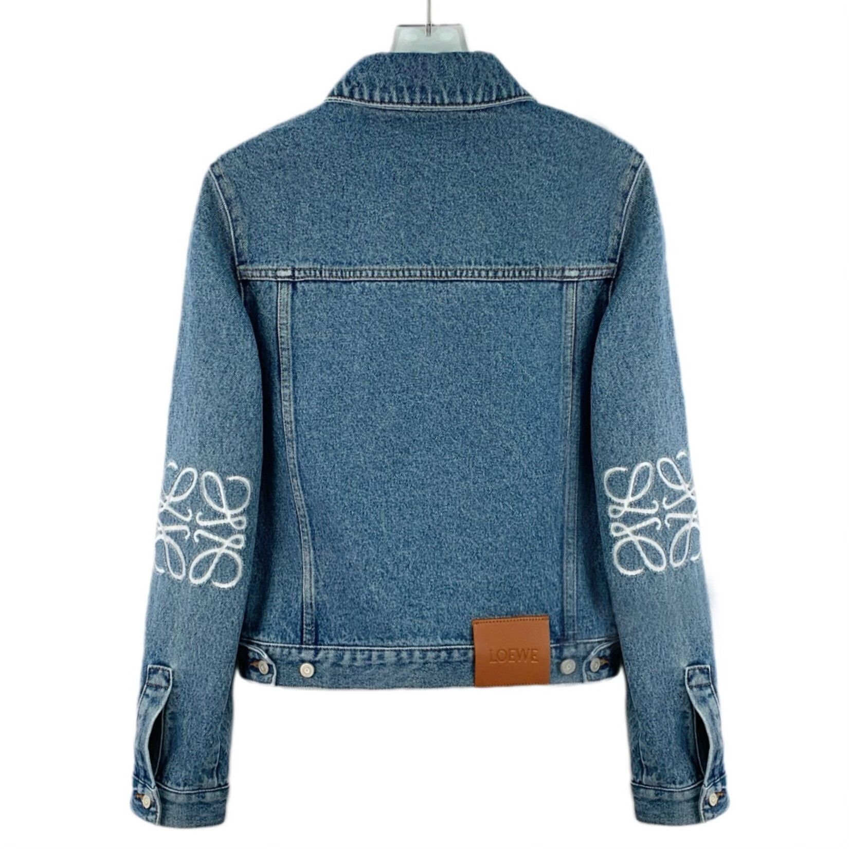 Loewe Loewe Retro Embroidered Blue Jacket 34 Women Size XS / US 0-2 / IT 36-38 - 2 Thumbnail