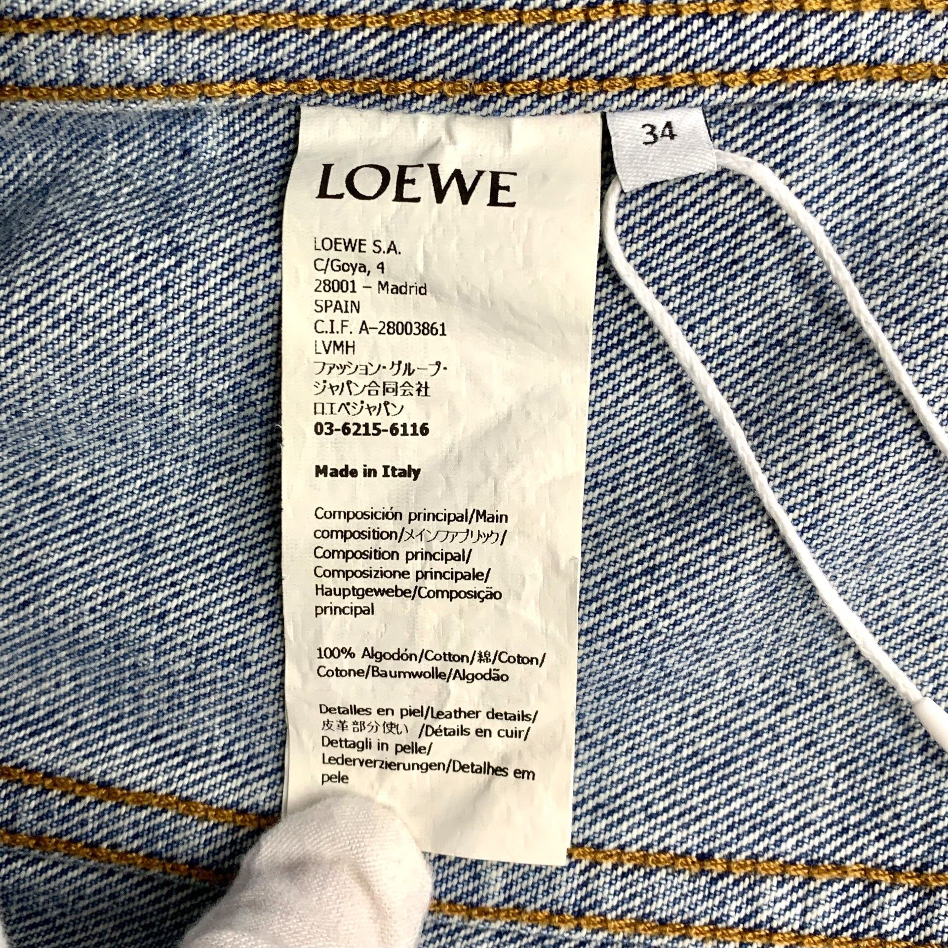 Loewe Loewe Retro Embroidered Blue Jacket 34 Women Size XS / US 0-2 / IT 36-38 - 8 Thumbnail