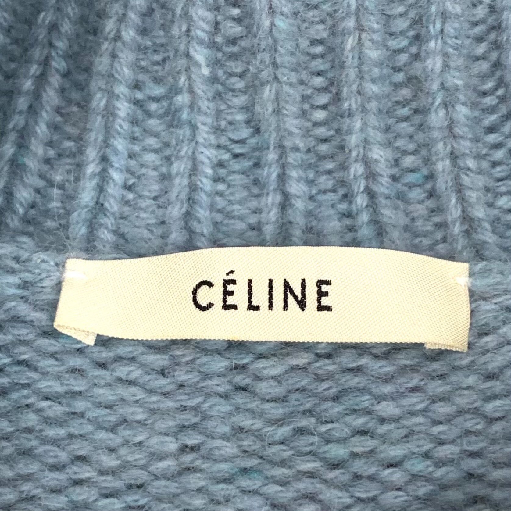 Celine Celine Knit Blue Sweater XS Women Size XS / US 0-2 / IT 36-38 - 5 Thumbnail