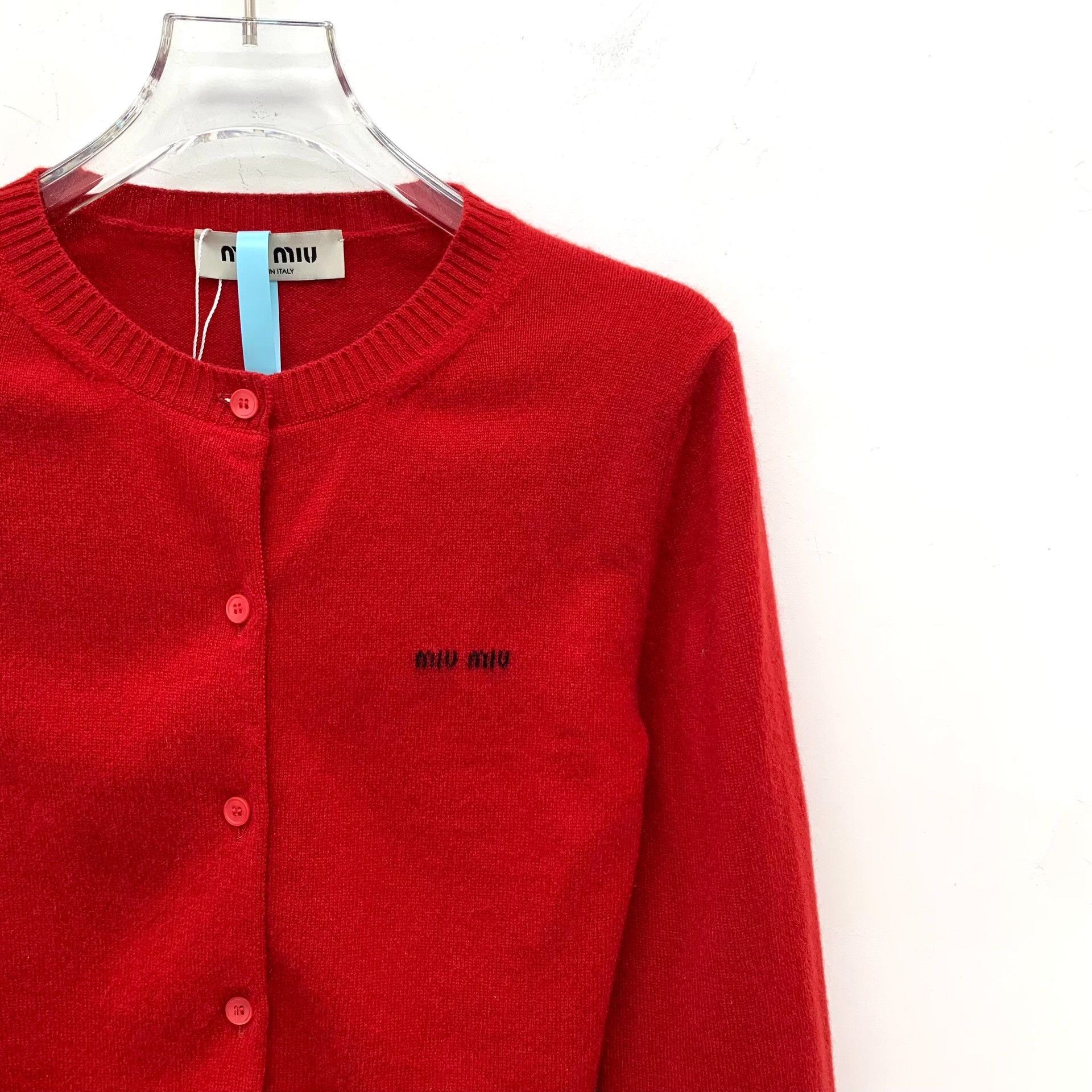 Miu Miu Miu Miu Retro Red Sweater M Women Size M / US 6-8 / IT 42-44 - 3 Thumbnail