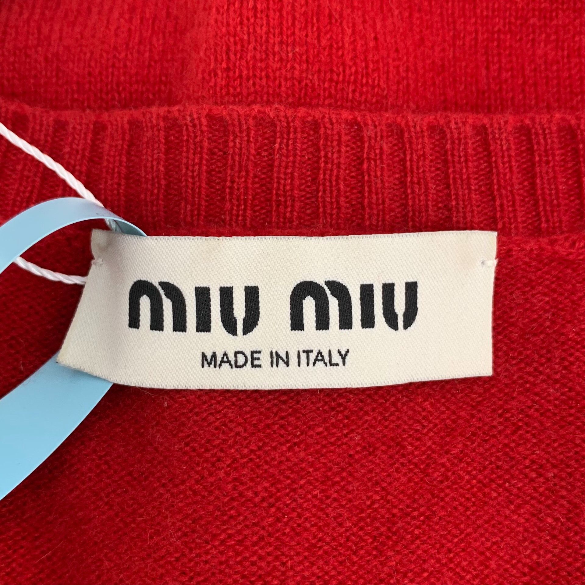 Miu Miu Miu Miu Retro Red Sweater M Women Size M / US 6-8 / IT 42-44 - 5 Thumbnail