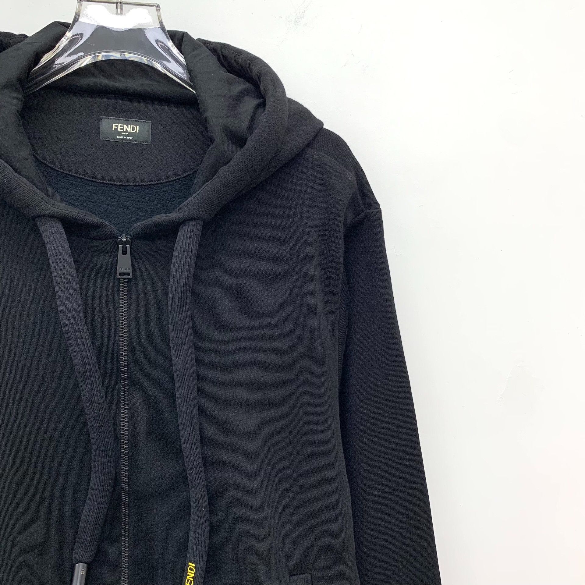 Fendi Fendi Wool Black Hoodie S Women Size S / US 4 / IT 40 - 3 Thumbnail