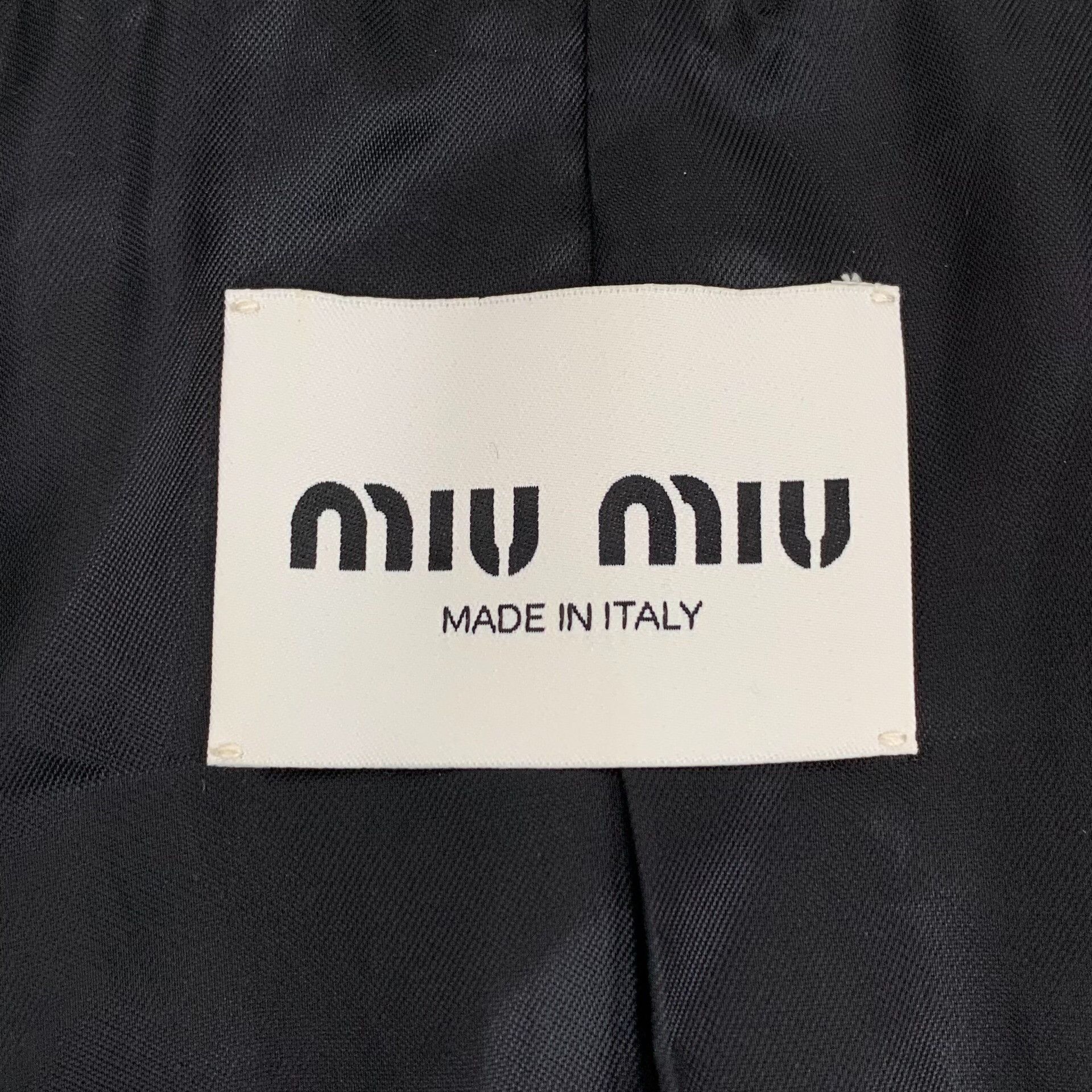 Miu Miu Miu Miu Black Jacket S Women Size S / US 4 / IT 40 - 5 Thumbnail