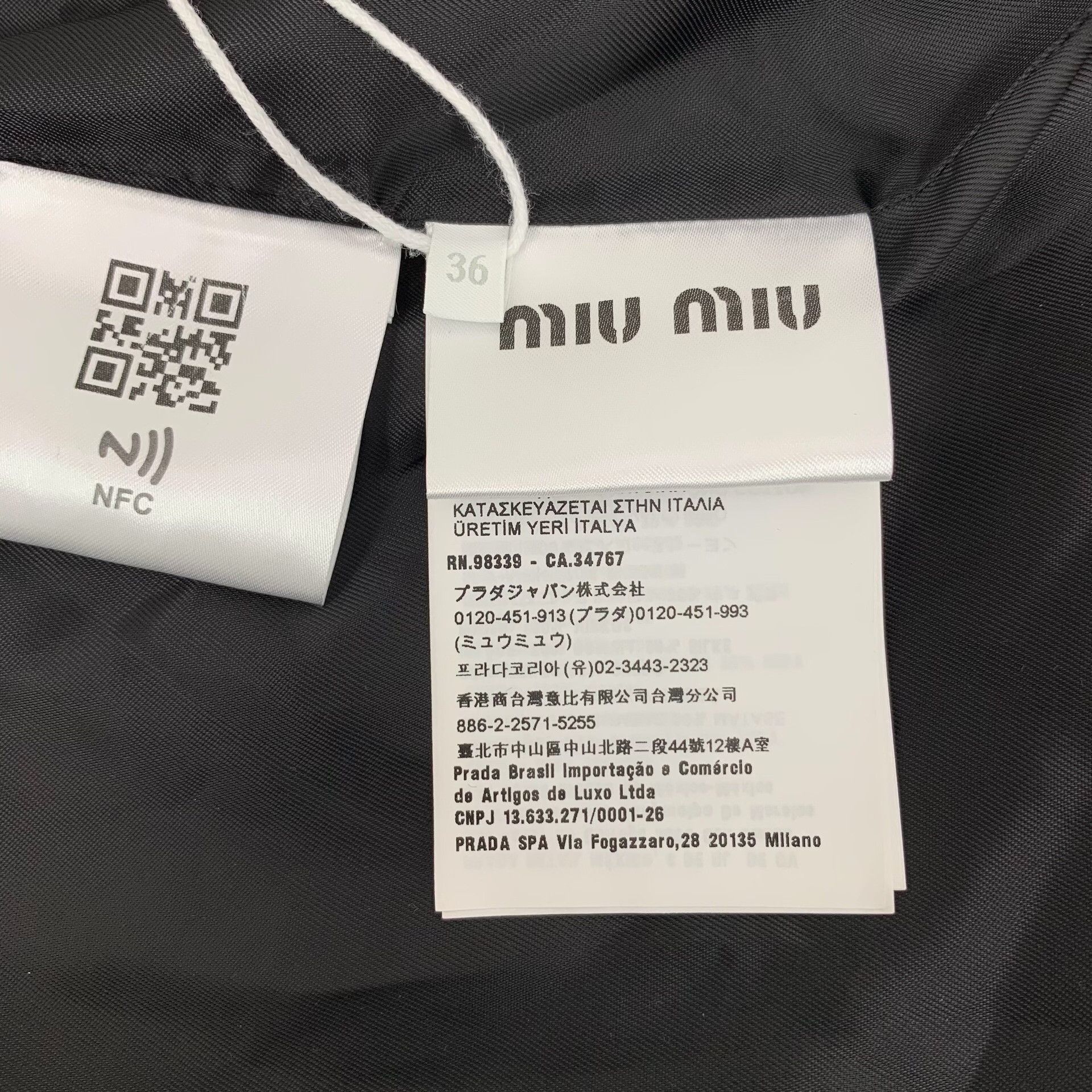 Miu Miu Miu Miu Black Jacket S Women Size S / US 4 / IT 40 - 7 Thumbnail