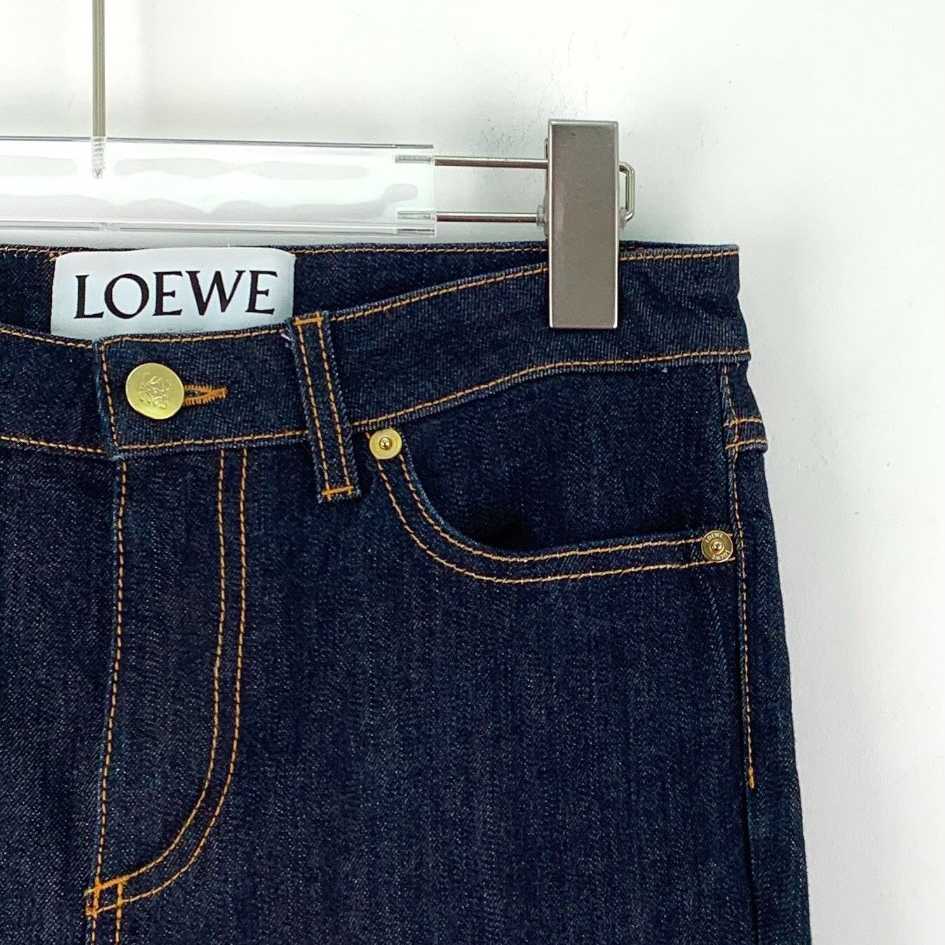 Loewe Loewe Retro Cotton Blue Jeans M Women Size 28" / US 6 / IT 42 - 3 Thumbnail
