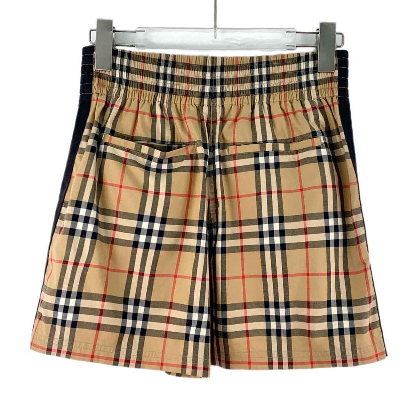 Burberry Burberry Cotton Plaid Brown Pants S Women Size 26" / US 2 / IT 38 - 2 Thumbnail