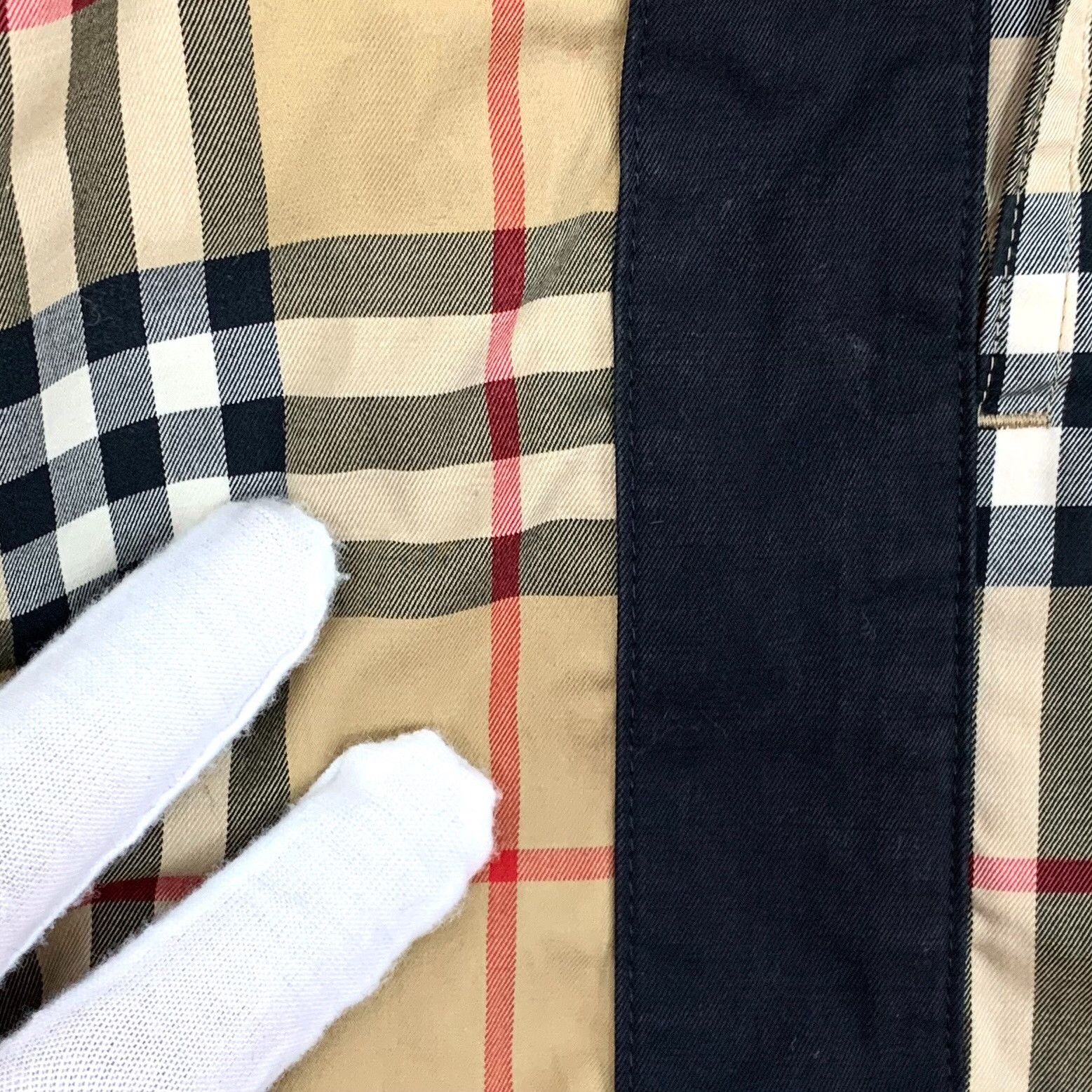 Burberry Burberry Cotton Plaid Brown Pants S Women Size 26" / US 2 / IT 38 - 8 Thumbnail