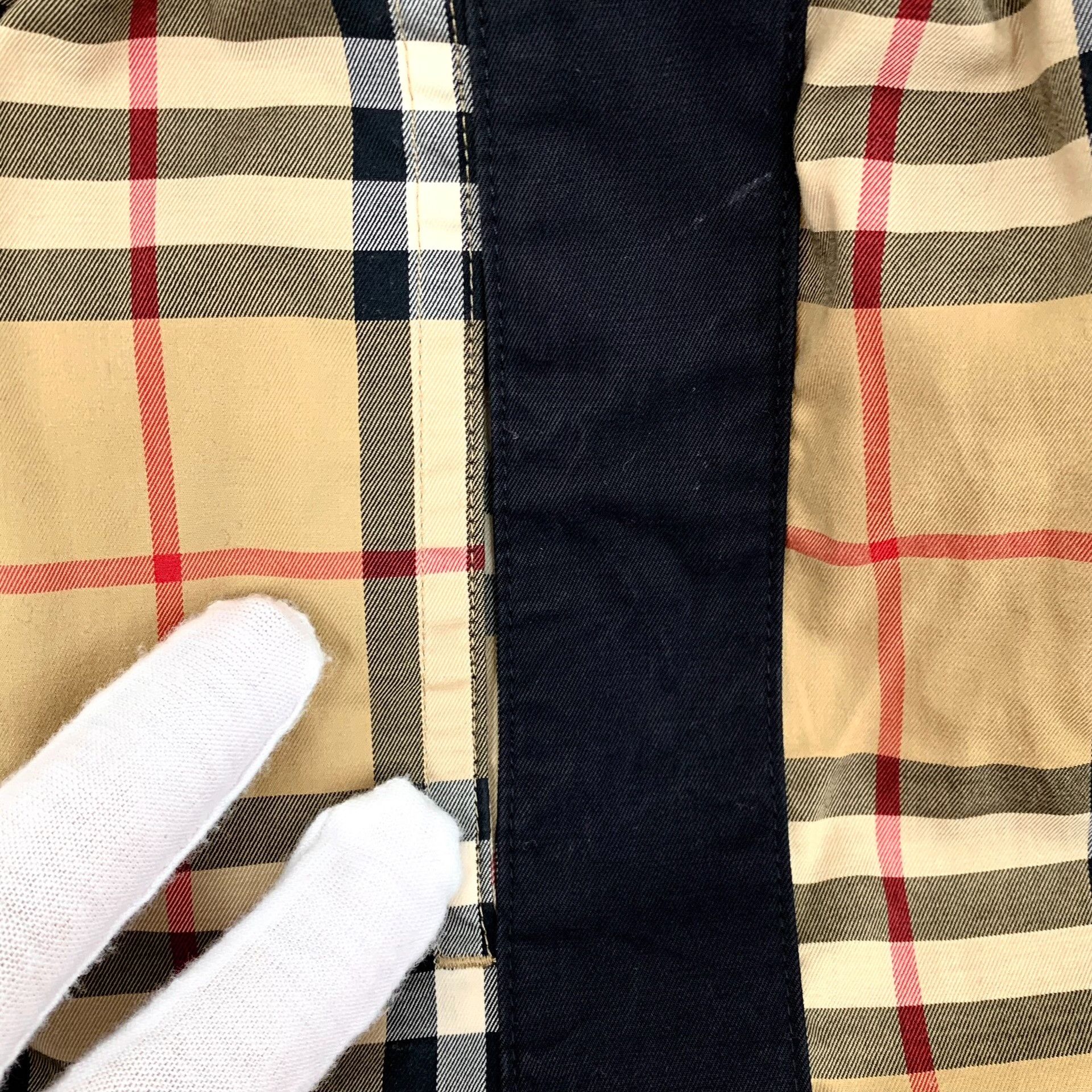 Burberry Burberry Cotton Plaid Brown Pants S Women Size 26" / US 2 / IT 38 - 9 Thumbnail