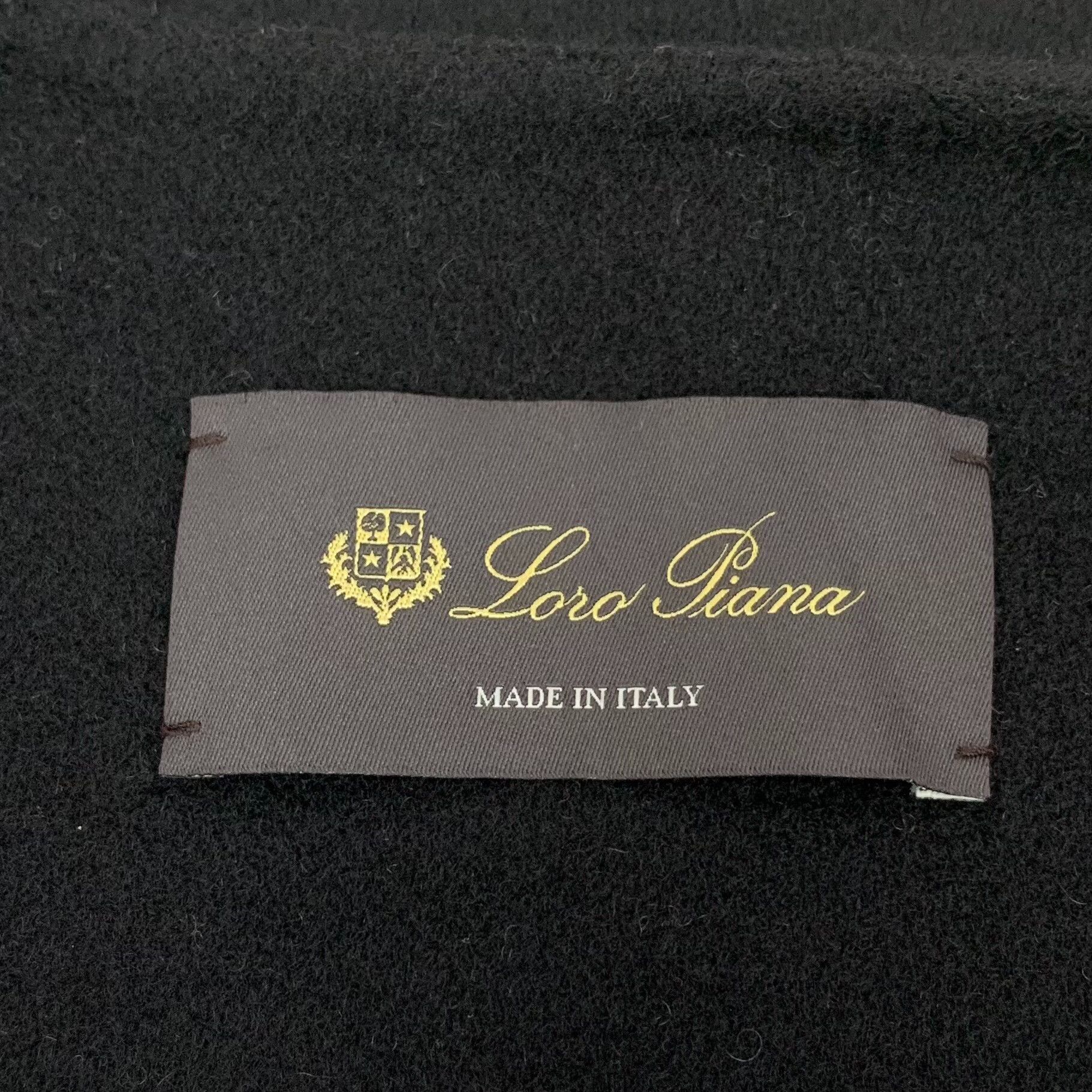Loro Piana Loro Piana Black Long Sleeve Shirt XS Men Size US XS / EU 42 / 0 - 5 Thumbnail